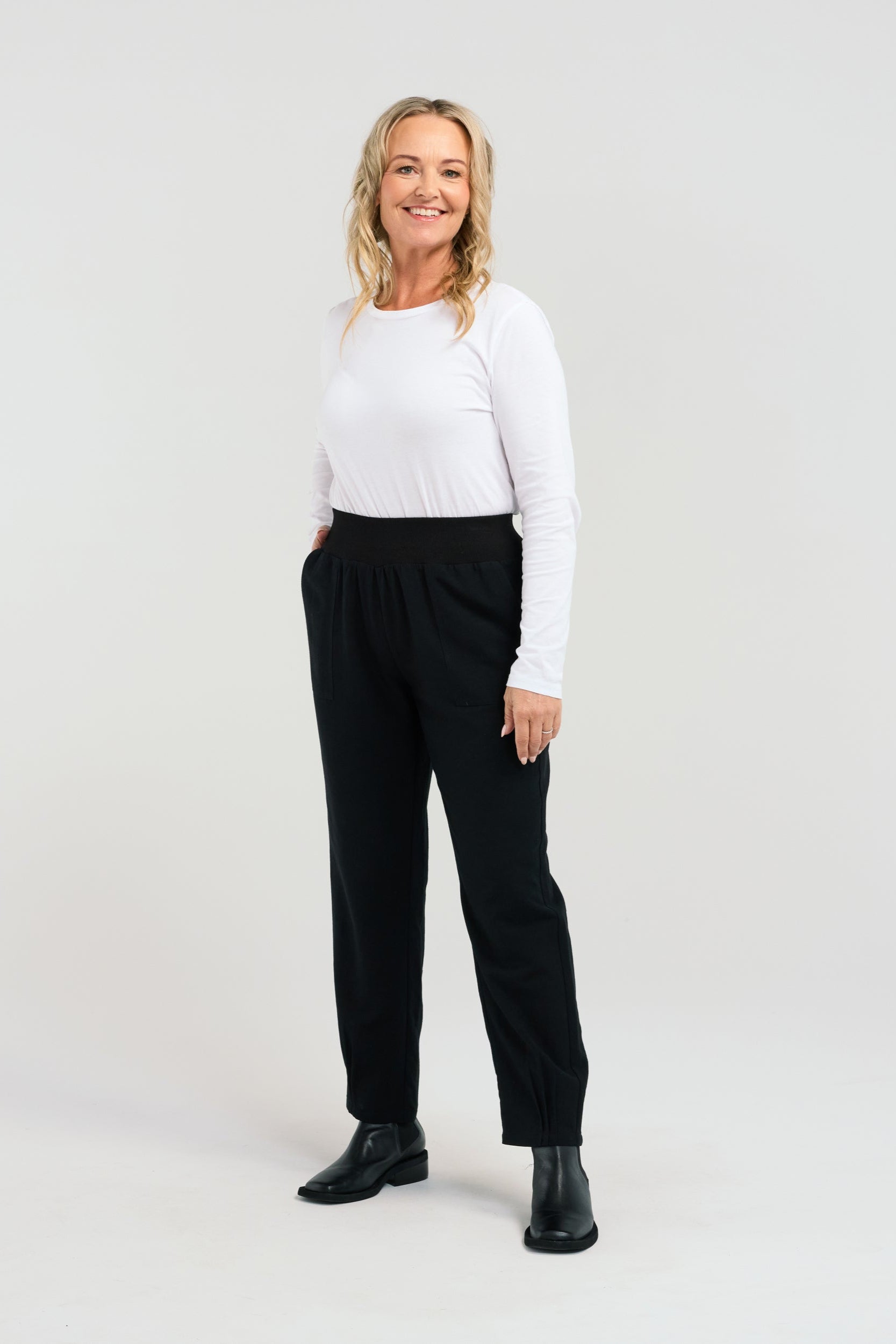 SEDUCE PARKER PANT - BLACK - THE VOGUE STORE
