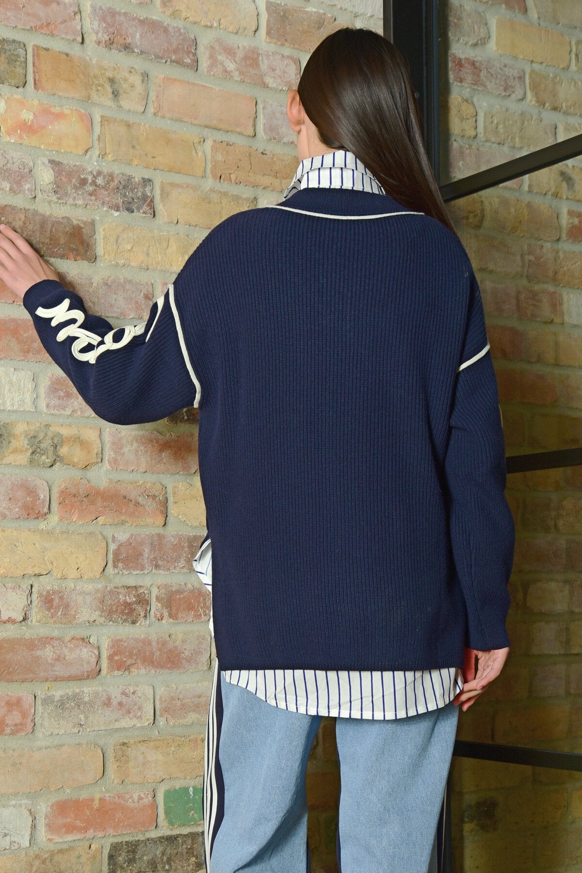 COOPER ROPE ME IN JERSEY - NAVY - THE VOGUE STORE