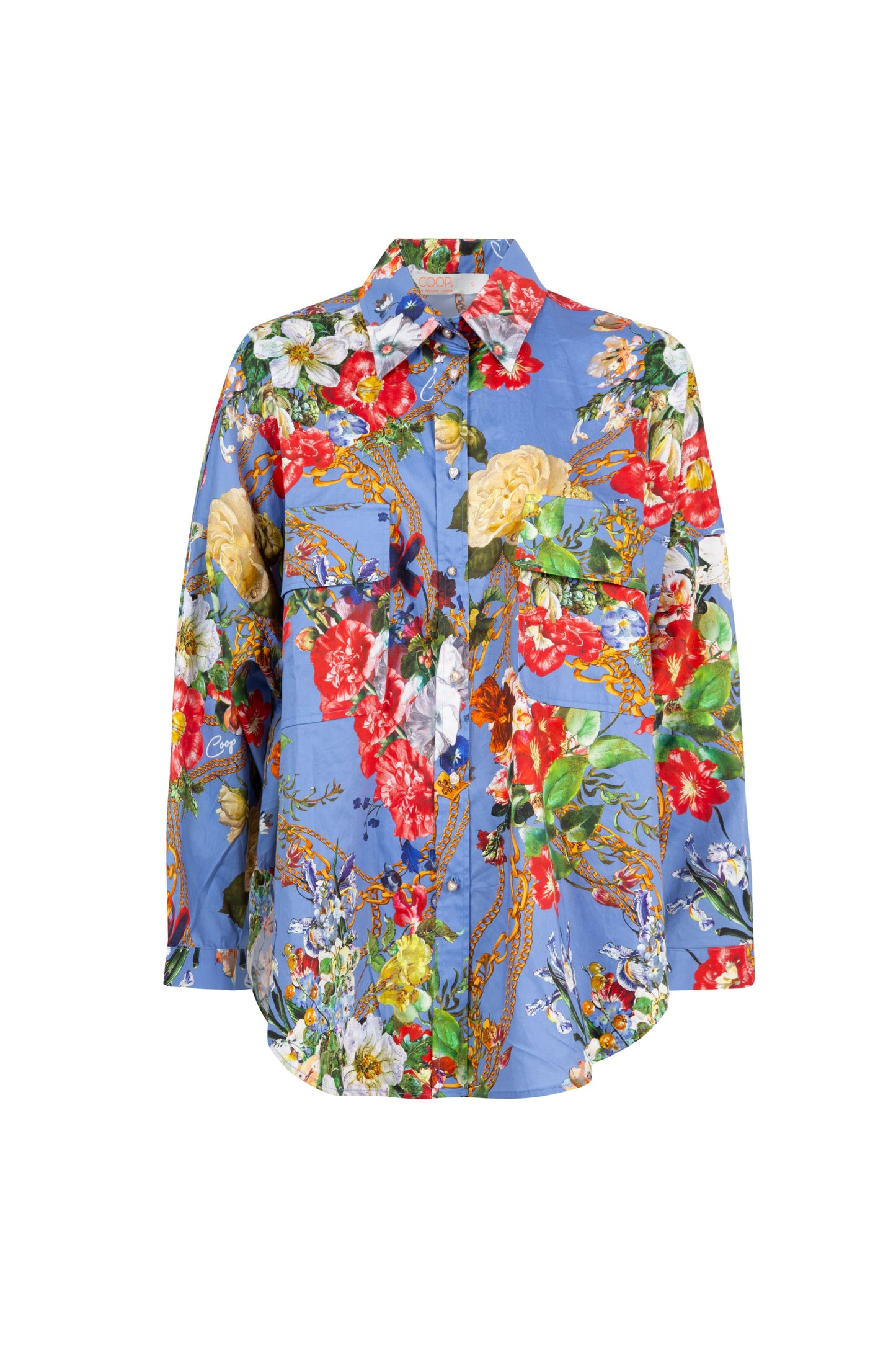 COOP COME ON OVER SHIRT - CORNFLOWER - THE VOGUE STORE