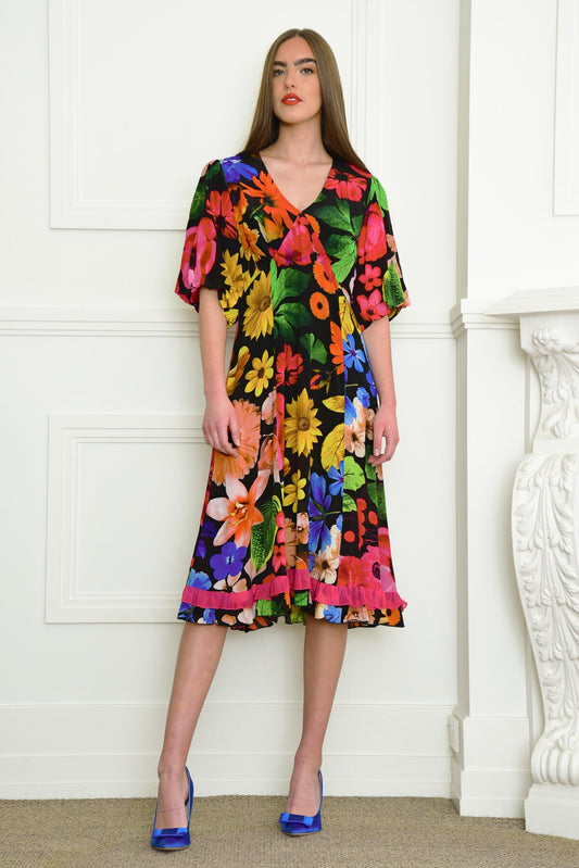 CURATE HOT OFF THE DRESS - FLOWERS - THE VOGUE STORE