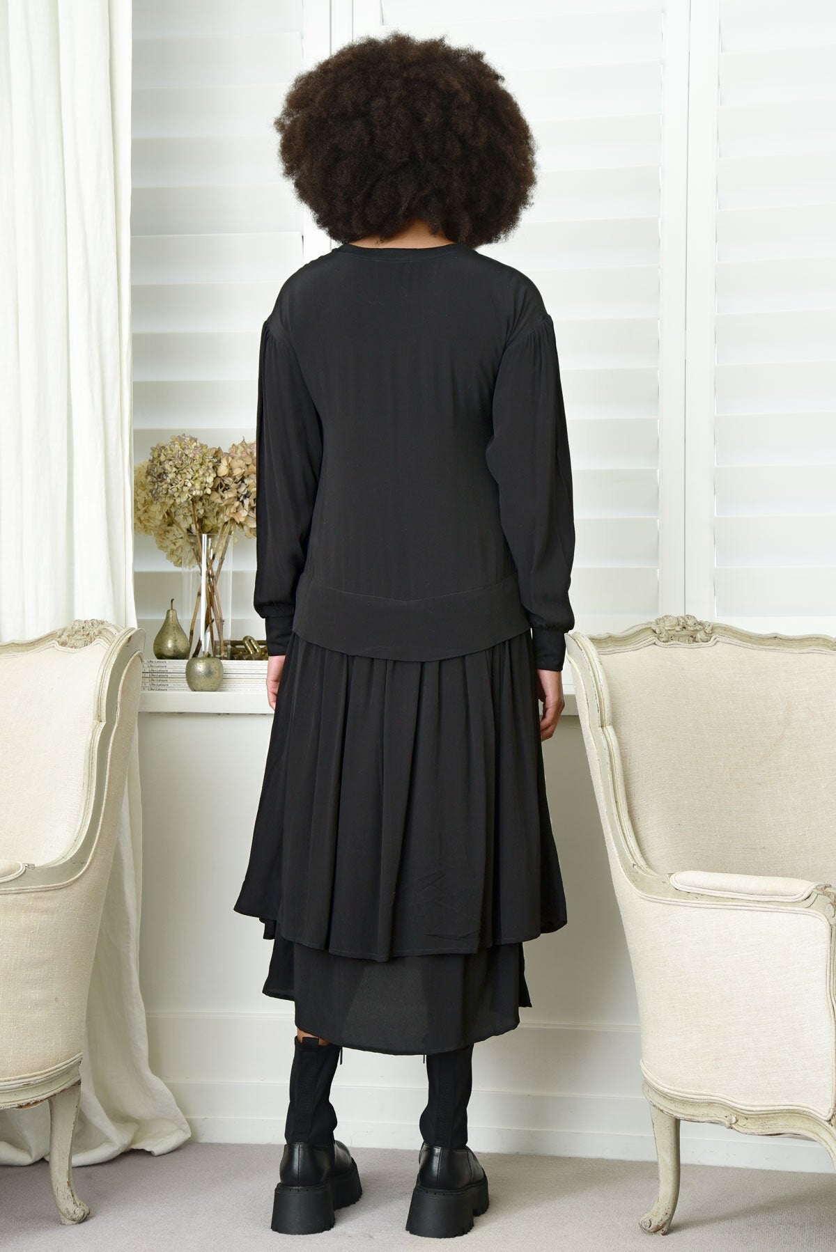 CURATE ALL YOU NEED DRESS - BLACK - THE VOGUE STORE