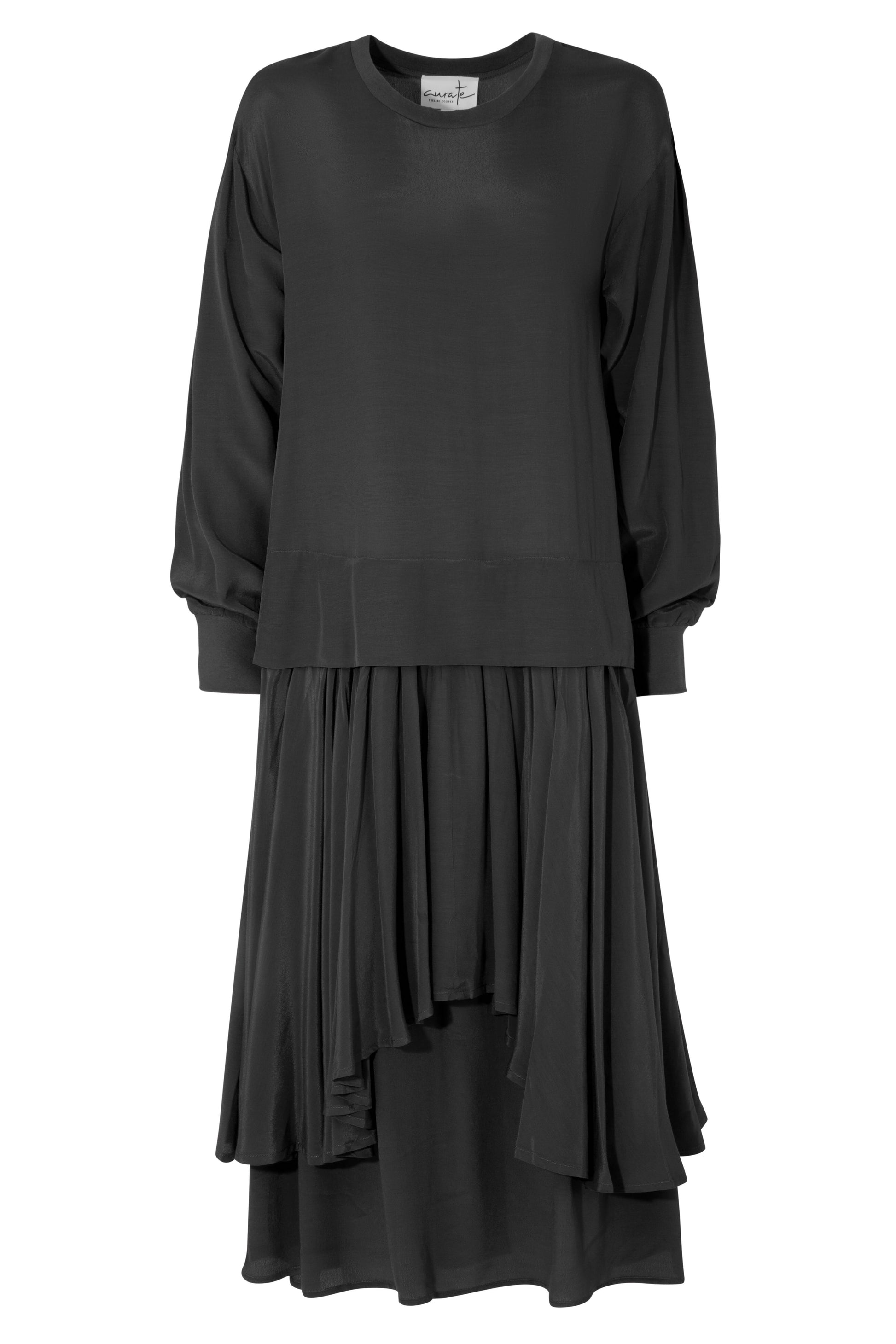 CURATE ALL YOU NEED DRESS - BLACK - THE VOGUE STORE