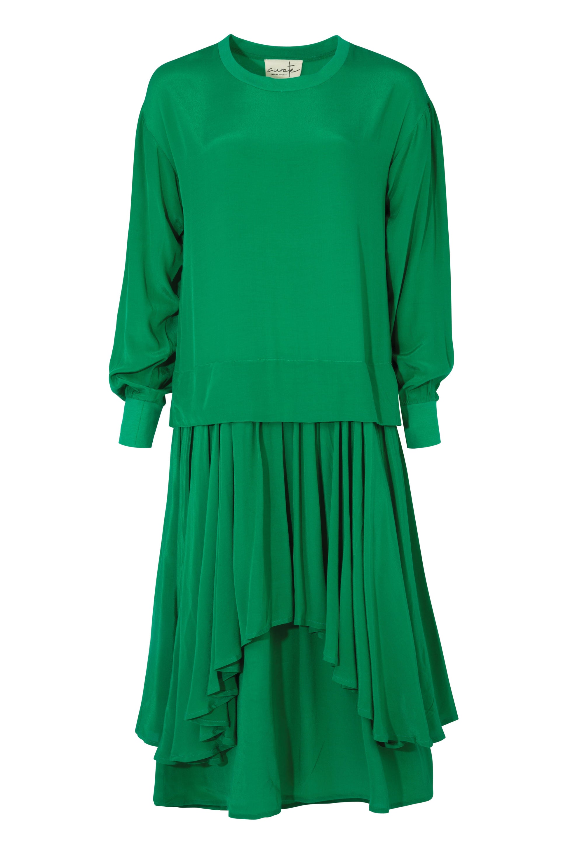 CURATE ALL YOU NEED DRESS - GREEN - THE VOGUE STORE