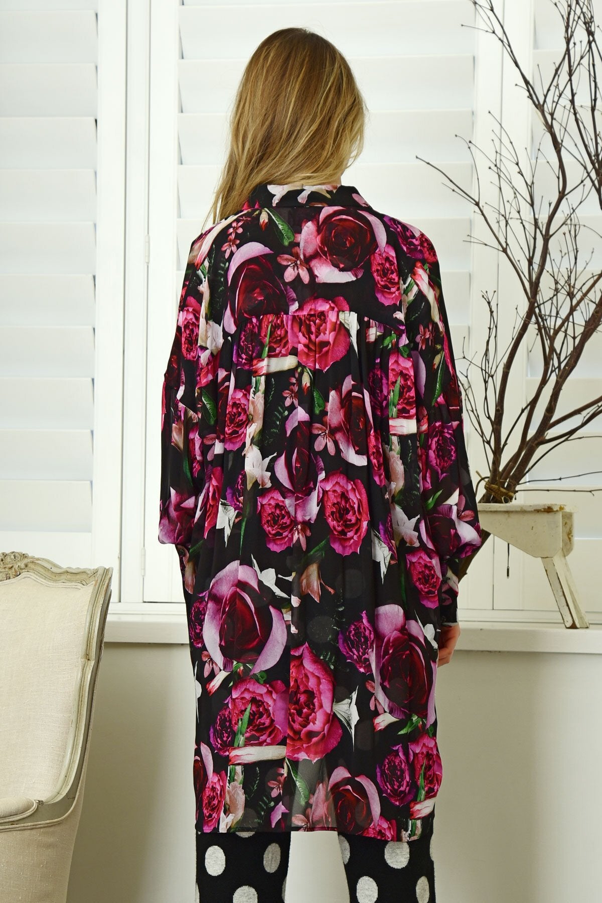 CURATE SOMETHING BORROWED SHIRT - FLORIST - THE VOGUE STORE