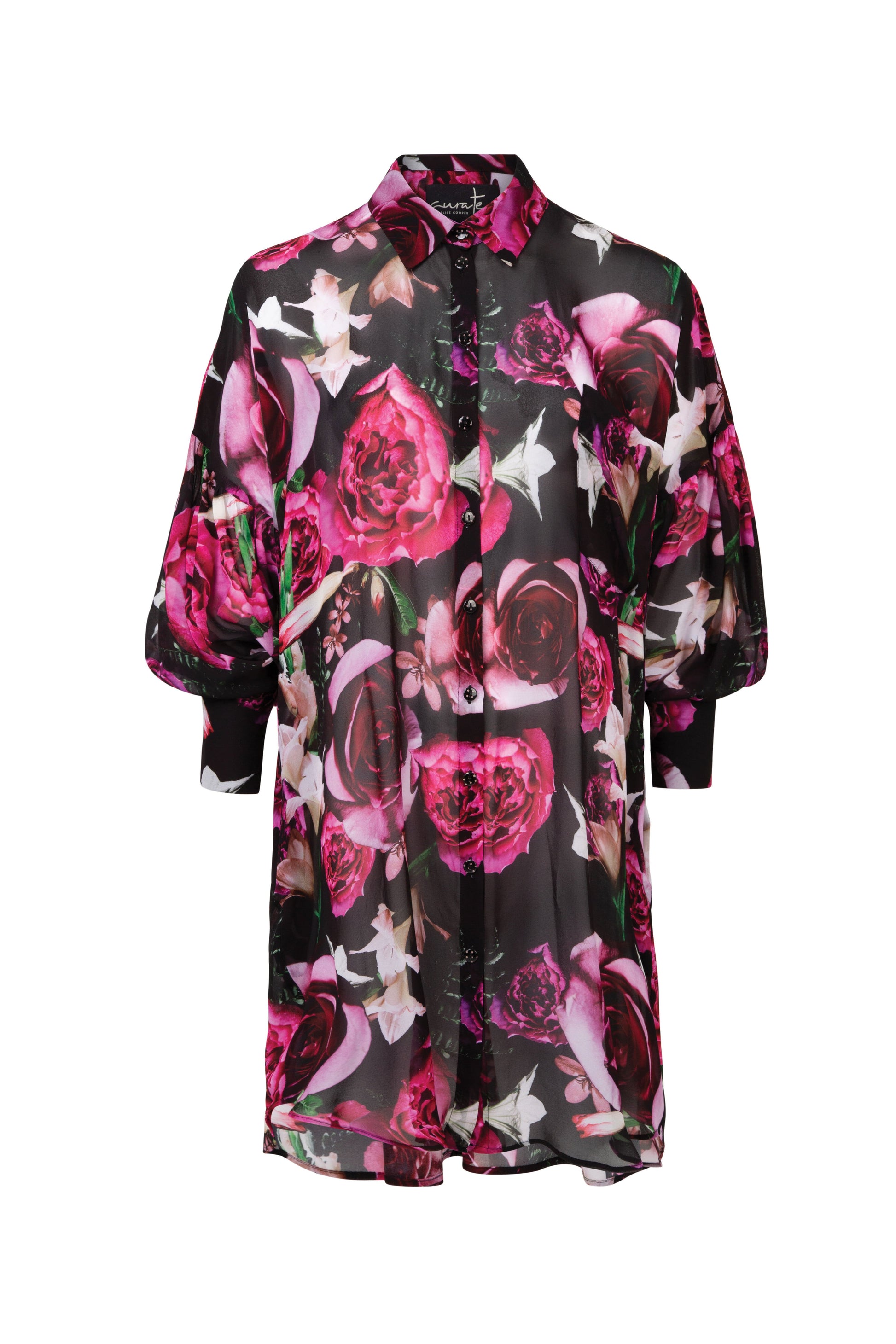 CURATE SOMETHING BORROWED SHIRT - FLORIST - THE VOGUE STORE