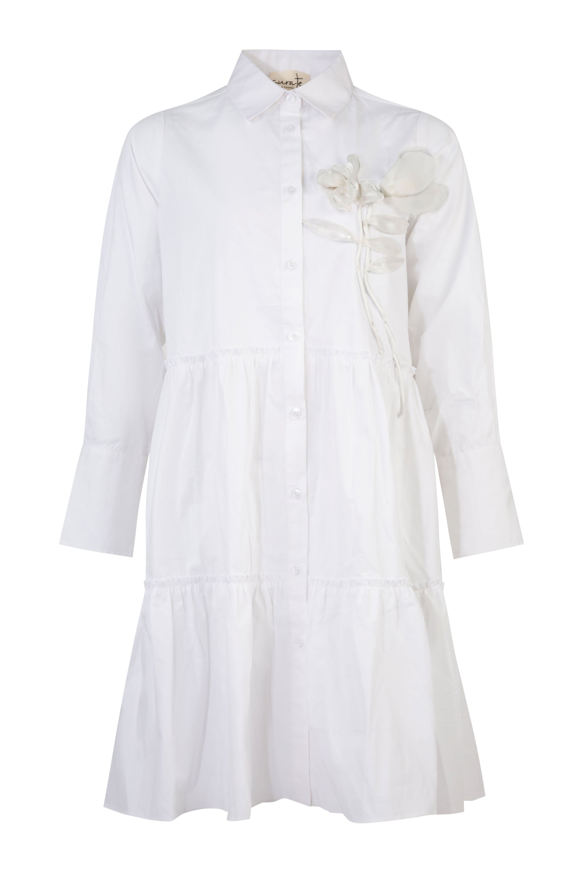 CURATE COMING INTO FOCUS SHIRT - WHITE - THE VOGUE STORE