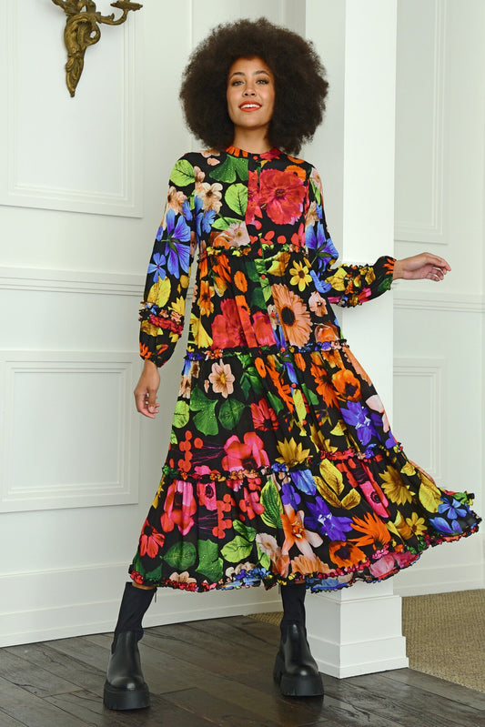 CURATE PICK AND MUSE DRESS - FLOWERS - THE VOGUE STORE
