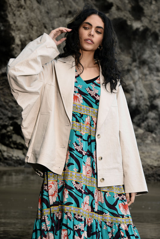 CURATE FRESH TAKE JACKET - SAND - THE VOGUE STORE