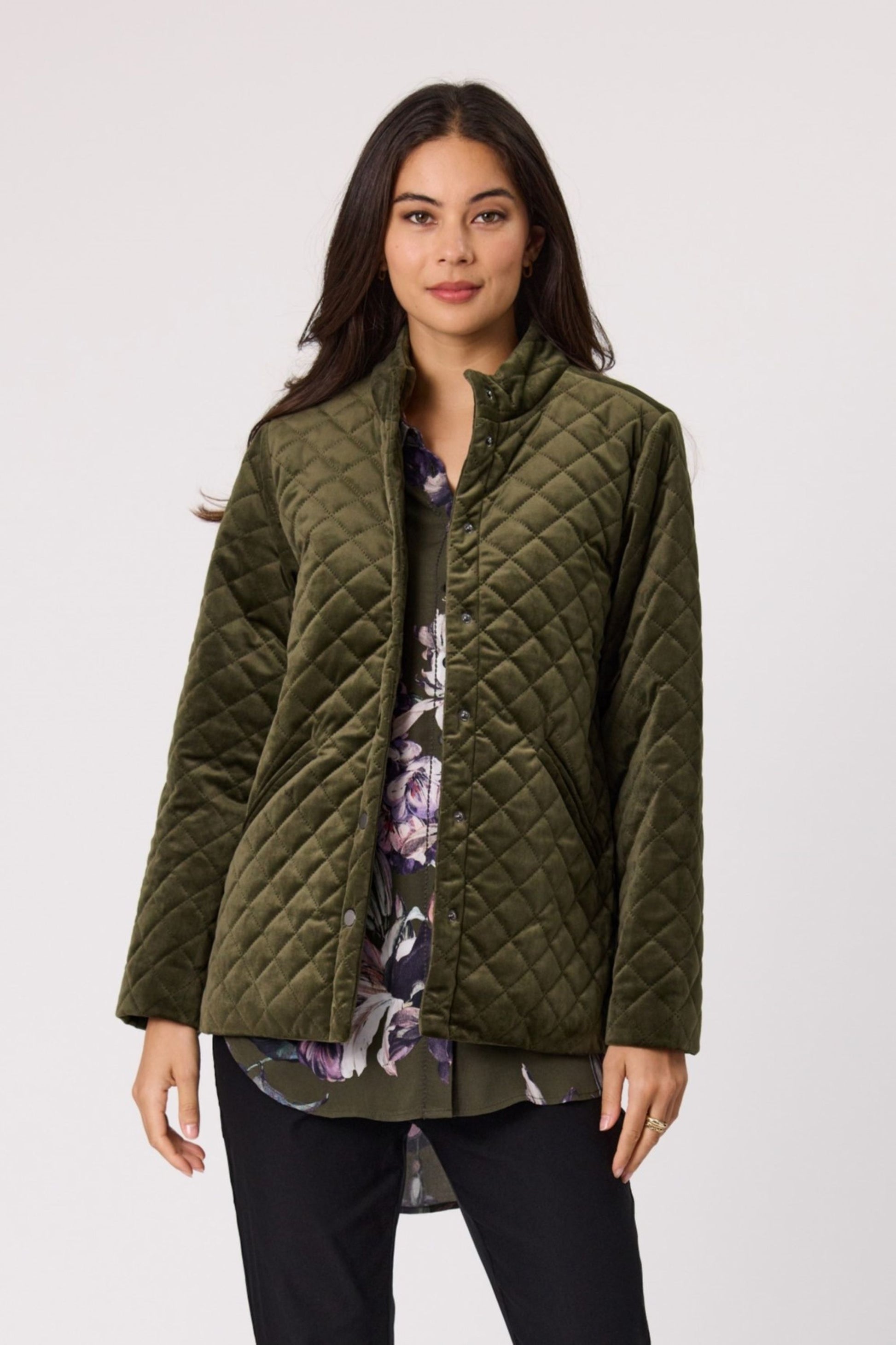 DESIGN NATION PRESENCE JACKET - KHAKI - THE VOGUE STORE
