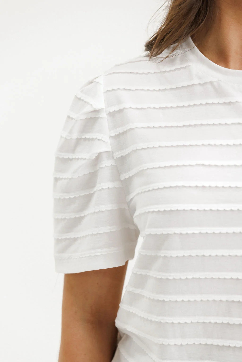 HOMELEE ROSE TEE - VANILLA - THE VOGUE STORE