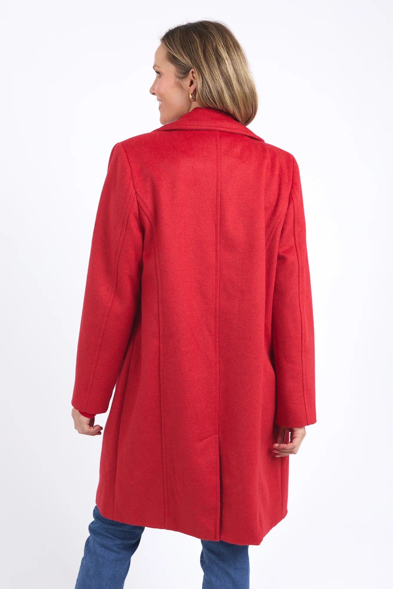 ELM TAMSIN COAT - POPPY - THE VOGUE STORE