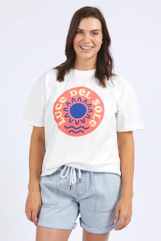 ELM DEL SOLE TEE - MARSHMALLOW - THE VOGUE STORE