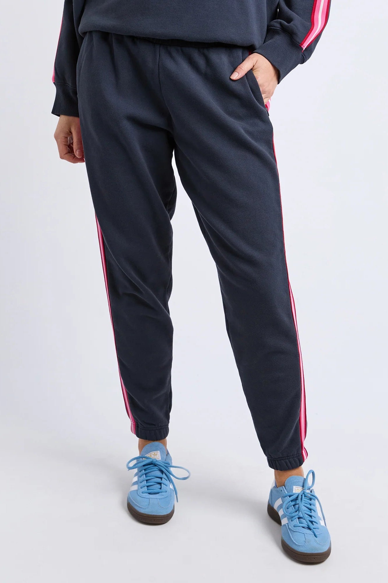 ELM LOVER TRACK PANT - NAVY - THE VOGUE STORE