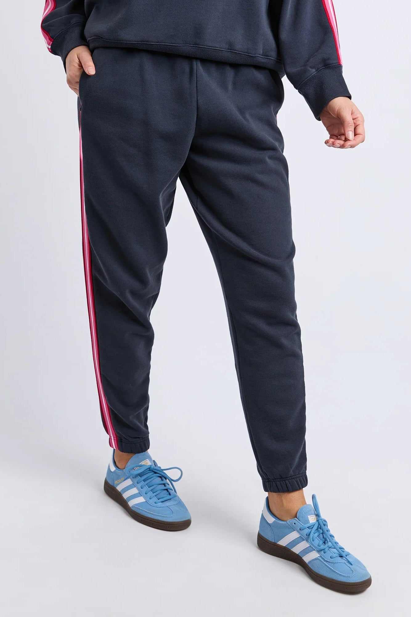 ELM LOVER TRACK PANT - NAVY - THE VOGUE STORE