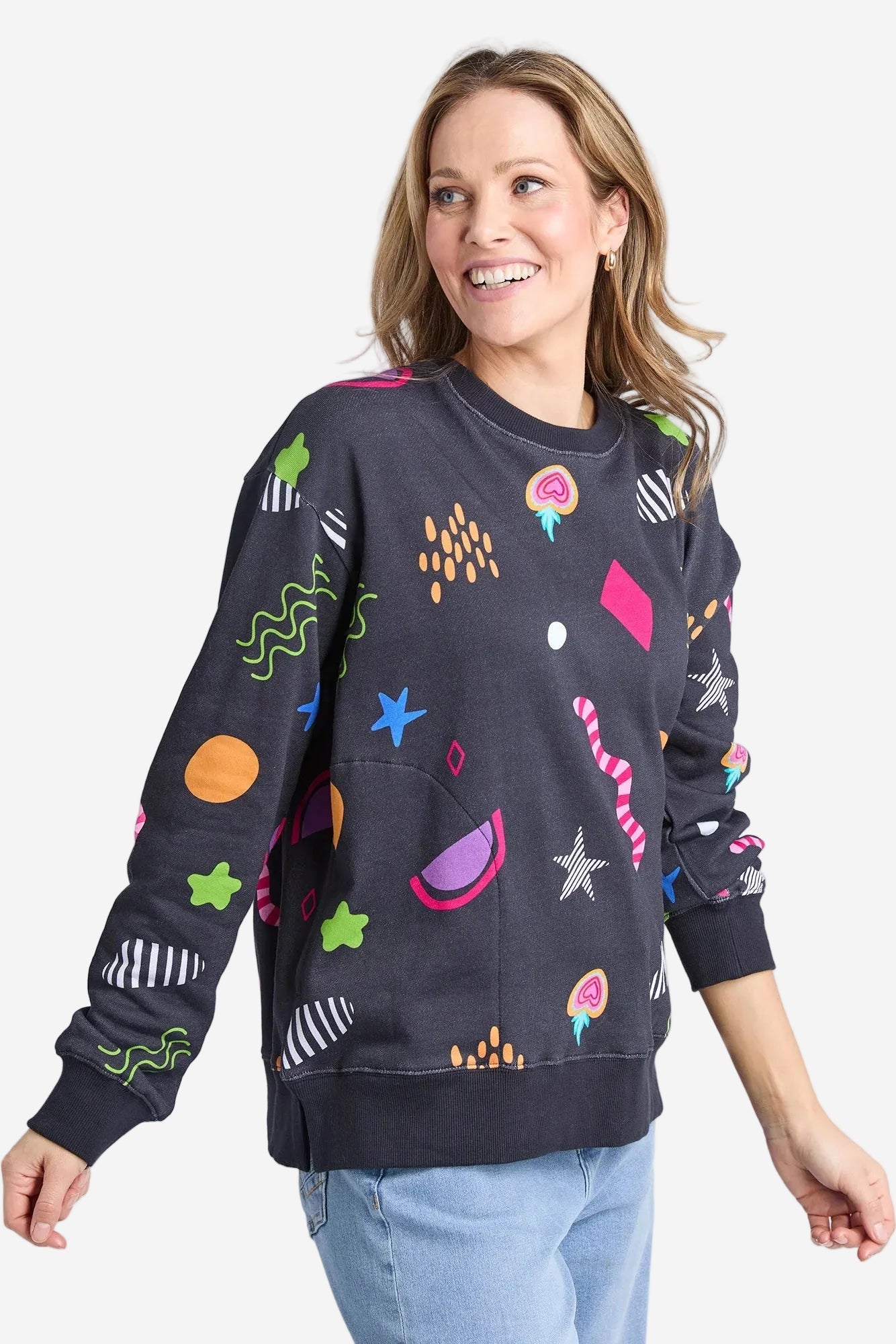 ELM LICORICE GALAXY CREW - THE VOGUE STORE