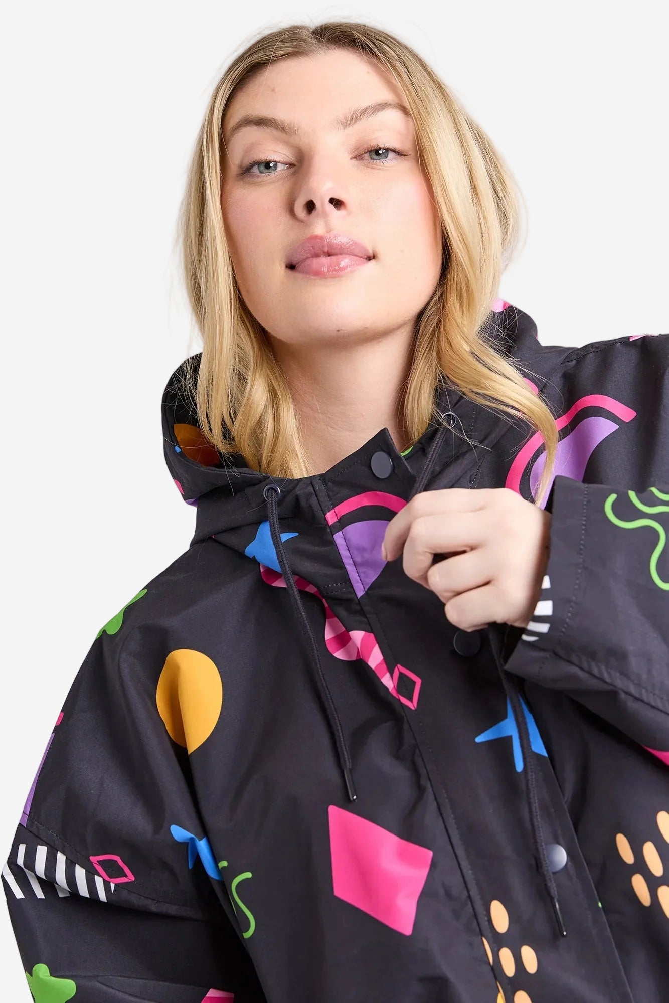 ELM LICORICE GALAXY RAINCOAT - THE VOGUE STORE
