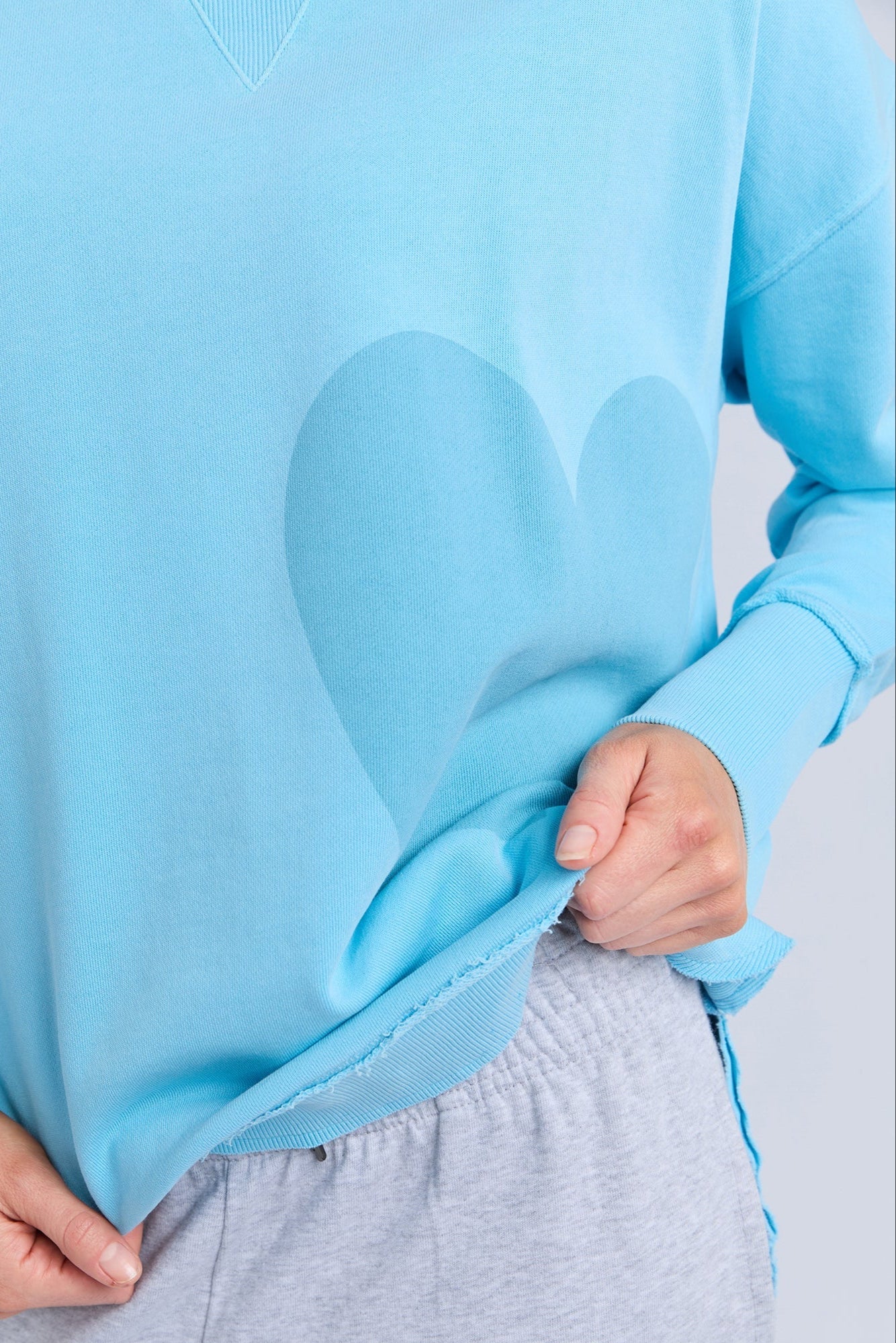 ELM ONE HEART CREW - SPRAY BLUE - WILDROSE