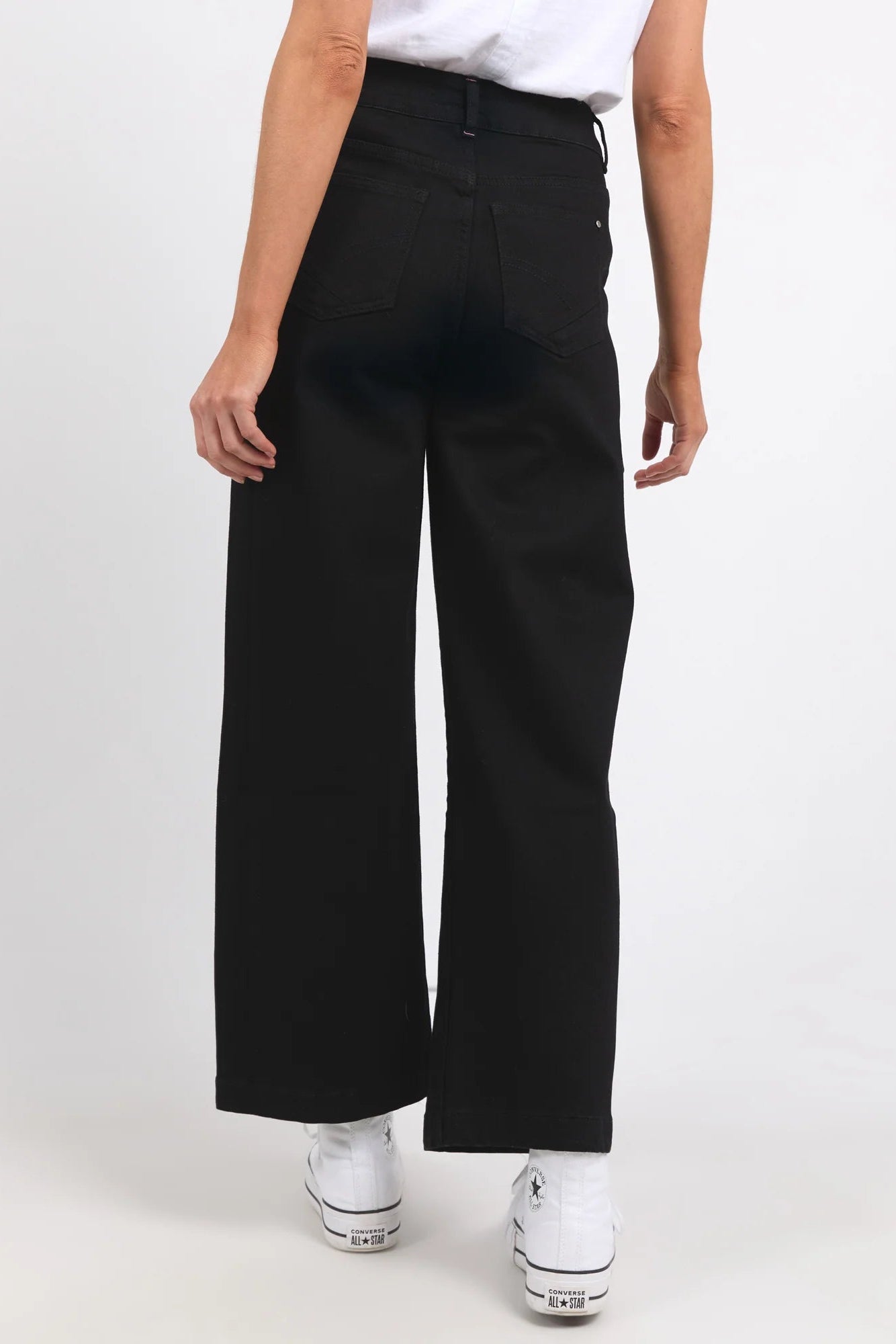 ELM IZZY WIDE LEG JEAN - BLACK WASH - THE VOGUE STORE