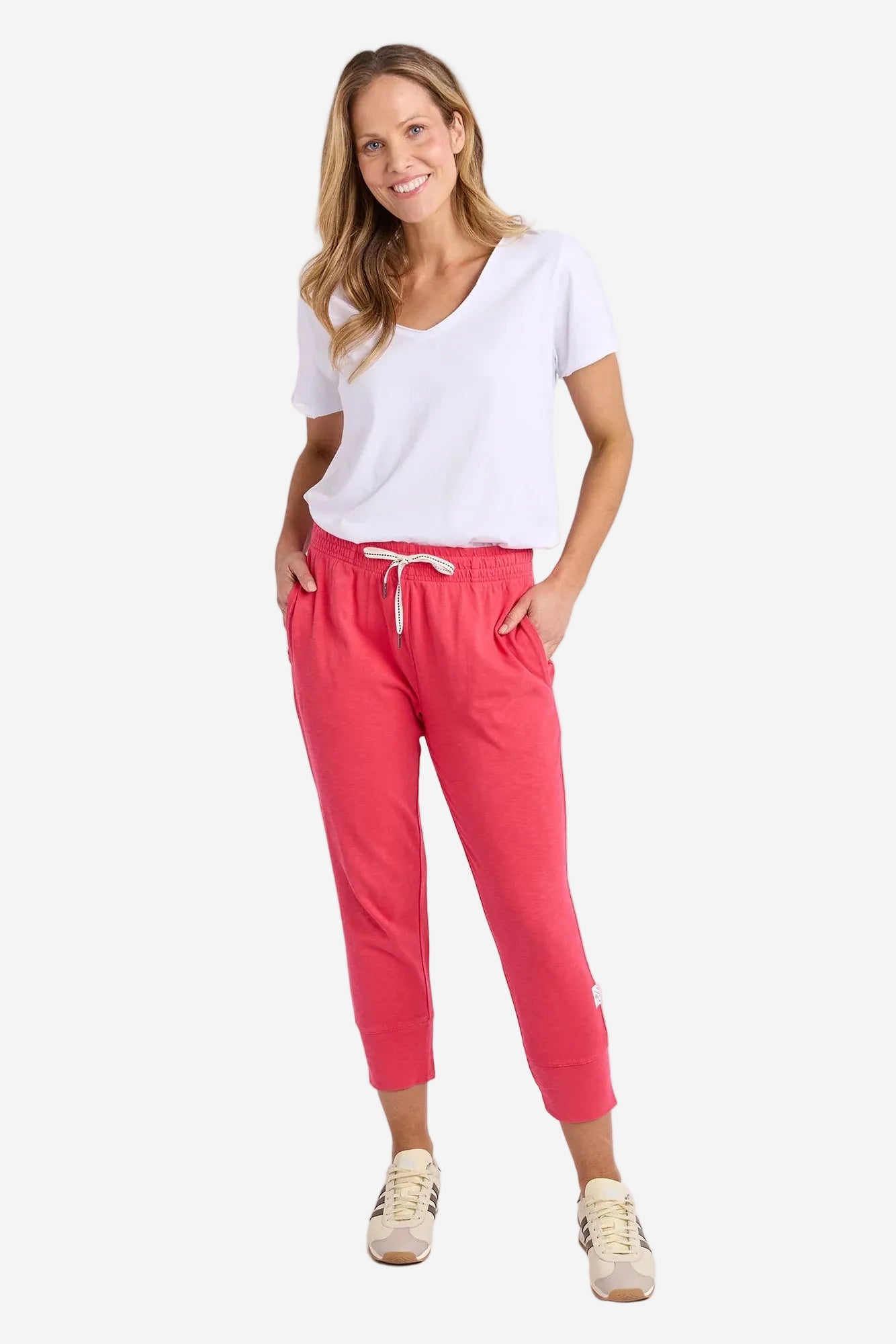 ELM BRUNCH PANT  - DARK PINK - THE VOGUE STORE