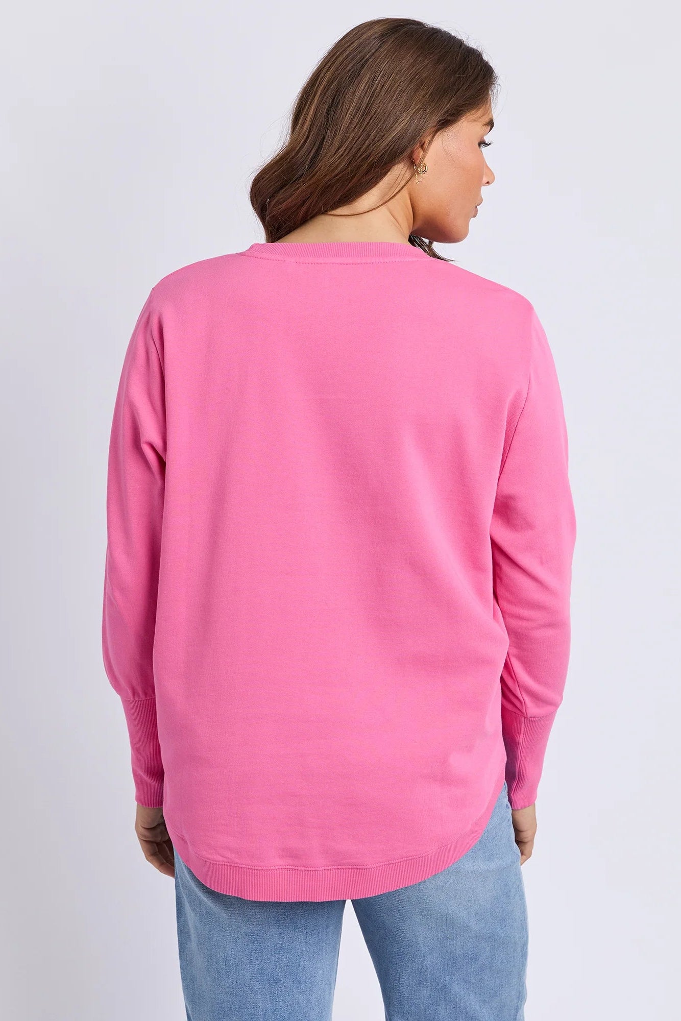 ELM DIVINE CREW - HOT PINK - THE VOGUE STORE