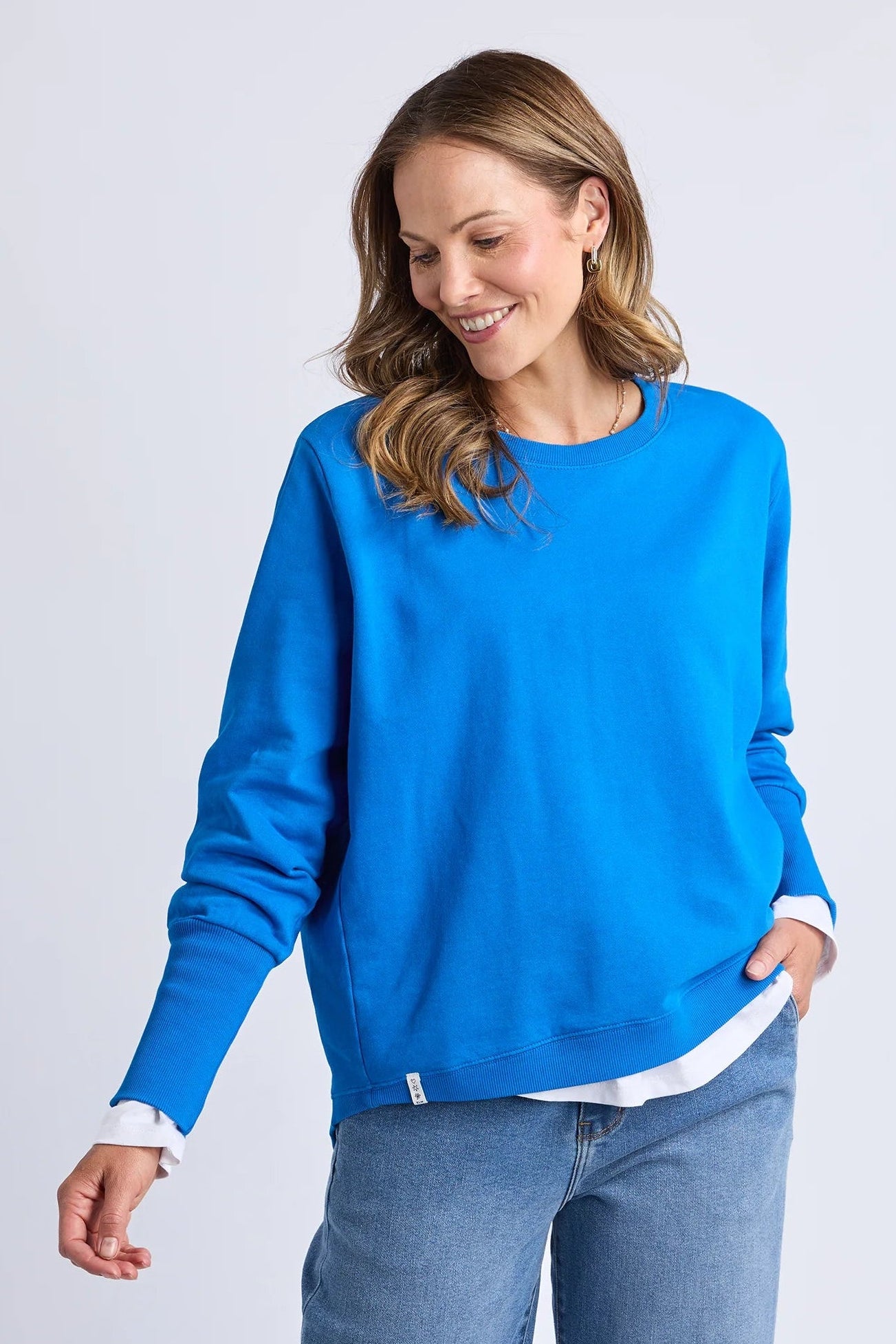 ELM DIVINE CREW - ROYAL BLUE - THE VOGUE STORE