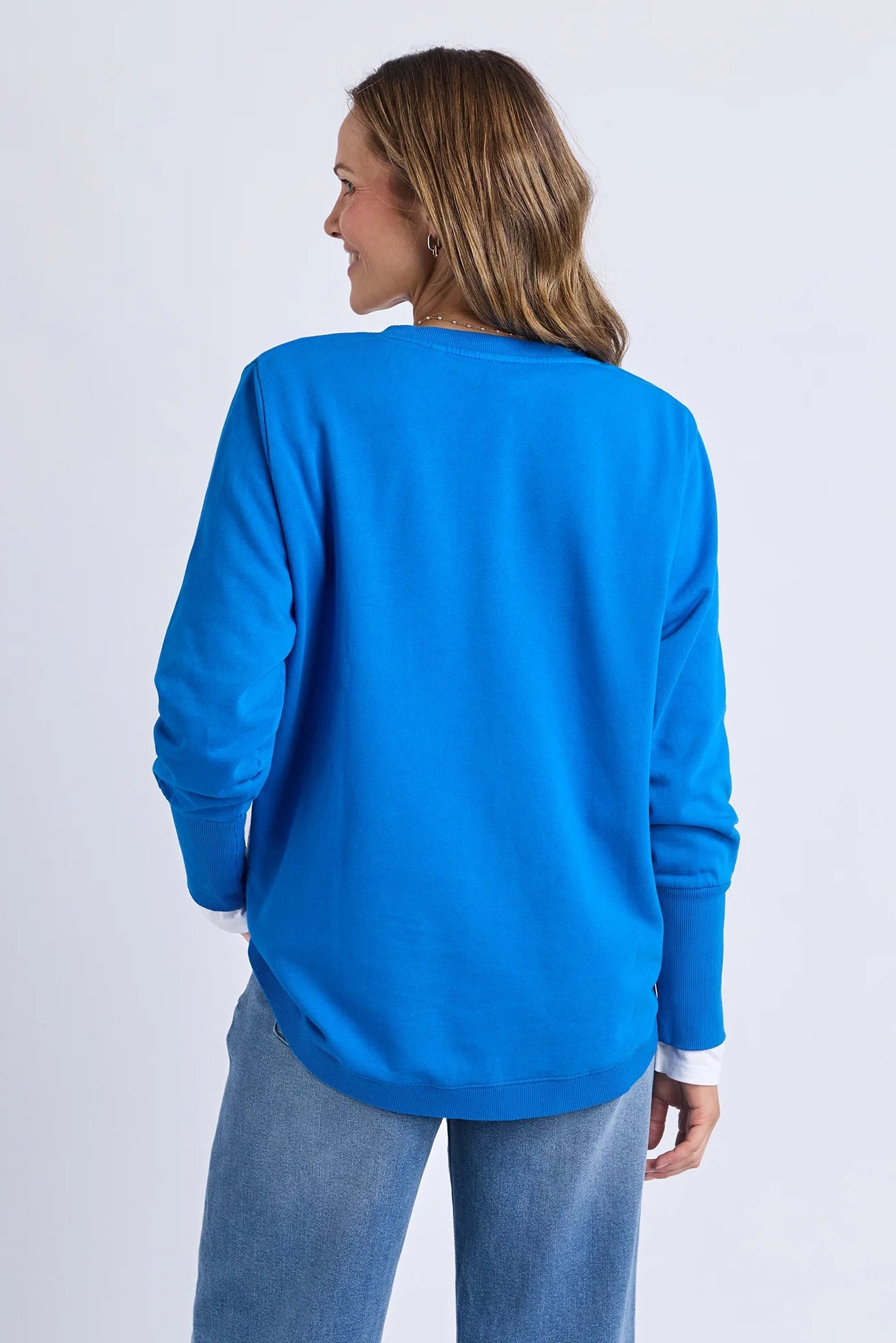 ELM DIVINE CREW - ROYAL BLUE - THE VOGUE STORE