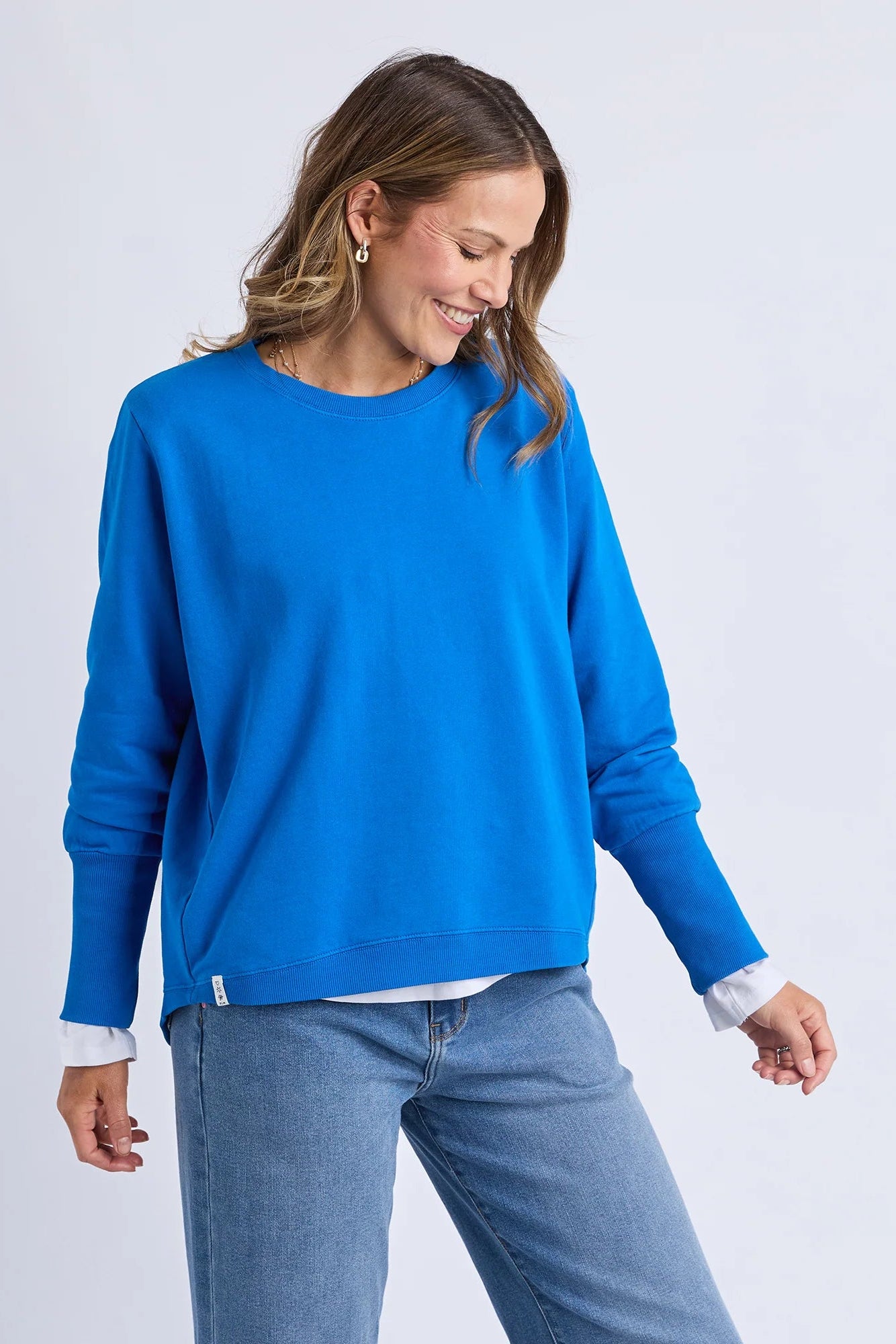 ELM DIVINE CREW - ROYAL BLUE - THE VOGUE STORE