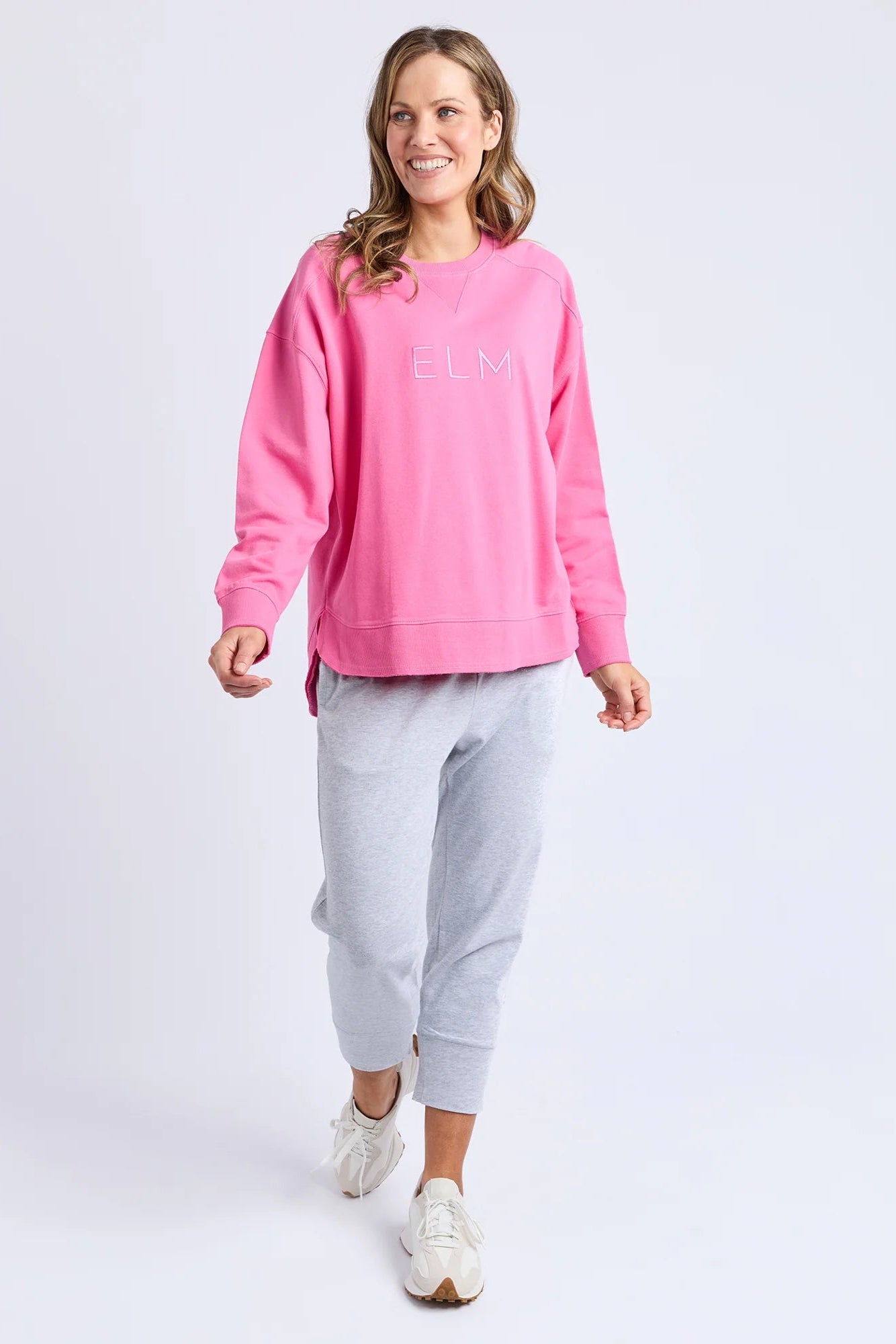 ELM ESTABLISHED CREW - AURORA PINK - THE VOGUE STORE