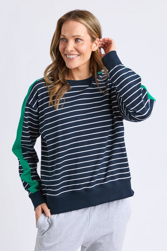 ELM SLOANE CREW - STRIPE - THE VOGUE STORE