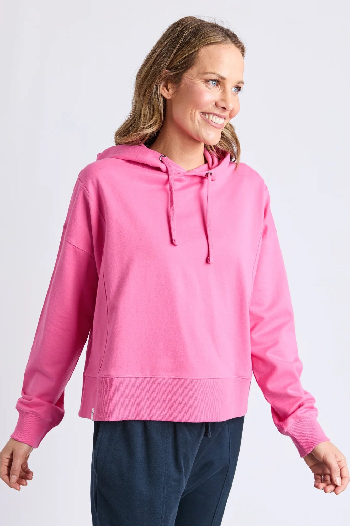 ELM ESME HOODIE - HOT PINK - THE VOGUE STORE