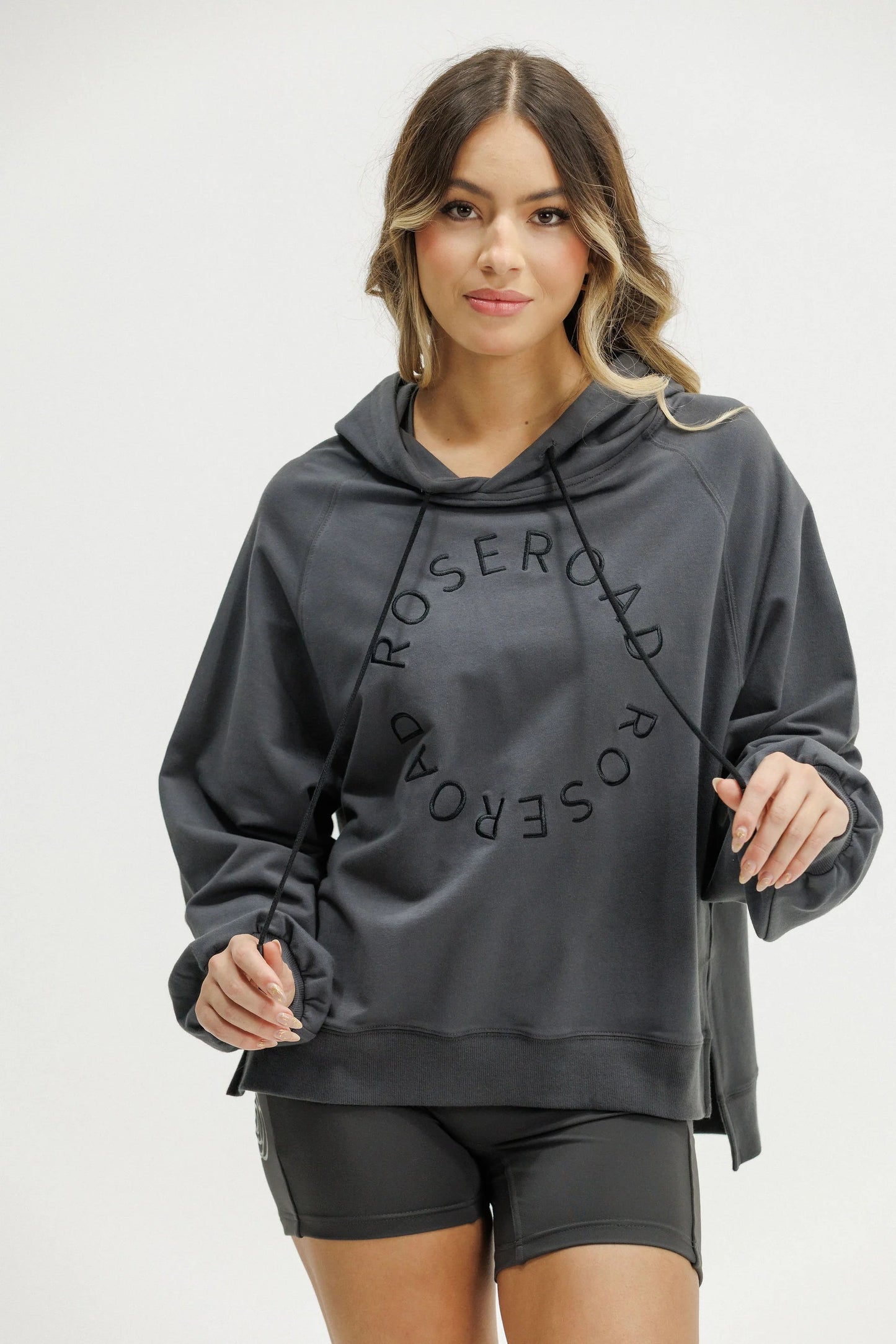 ROSE ROAD SLOPPY JOE - GRAPHITE - THE VOGUE STORE