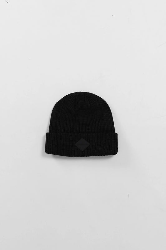 RPM KNITTA BEANIE - BLACK - THE VOGUE STORE