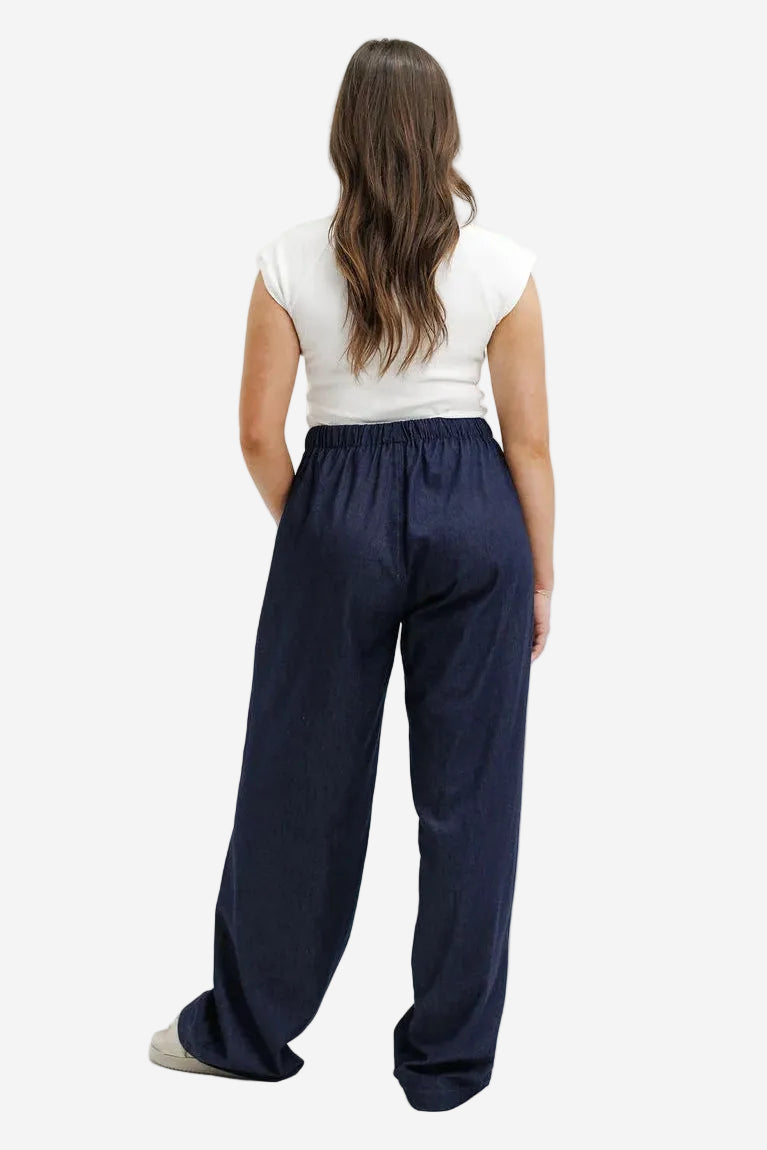 HOMELEE OTIS PANT - MIDNIGHT BLUE - THE VOGUE STORE