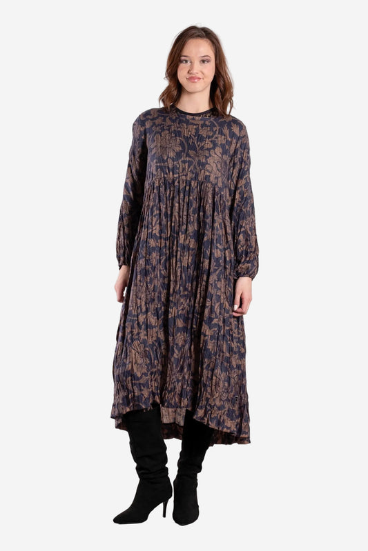 DEEANNE HOBBS BACK RUFFLE DRESS - FADED ELEGANCE - THE VOGUE STORE