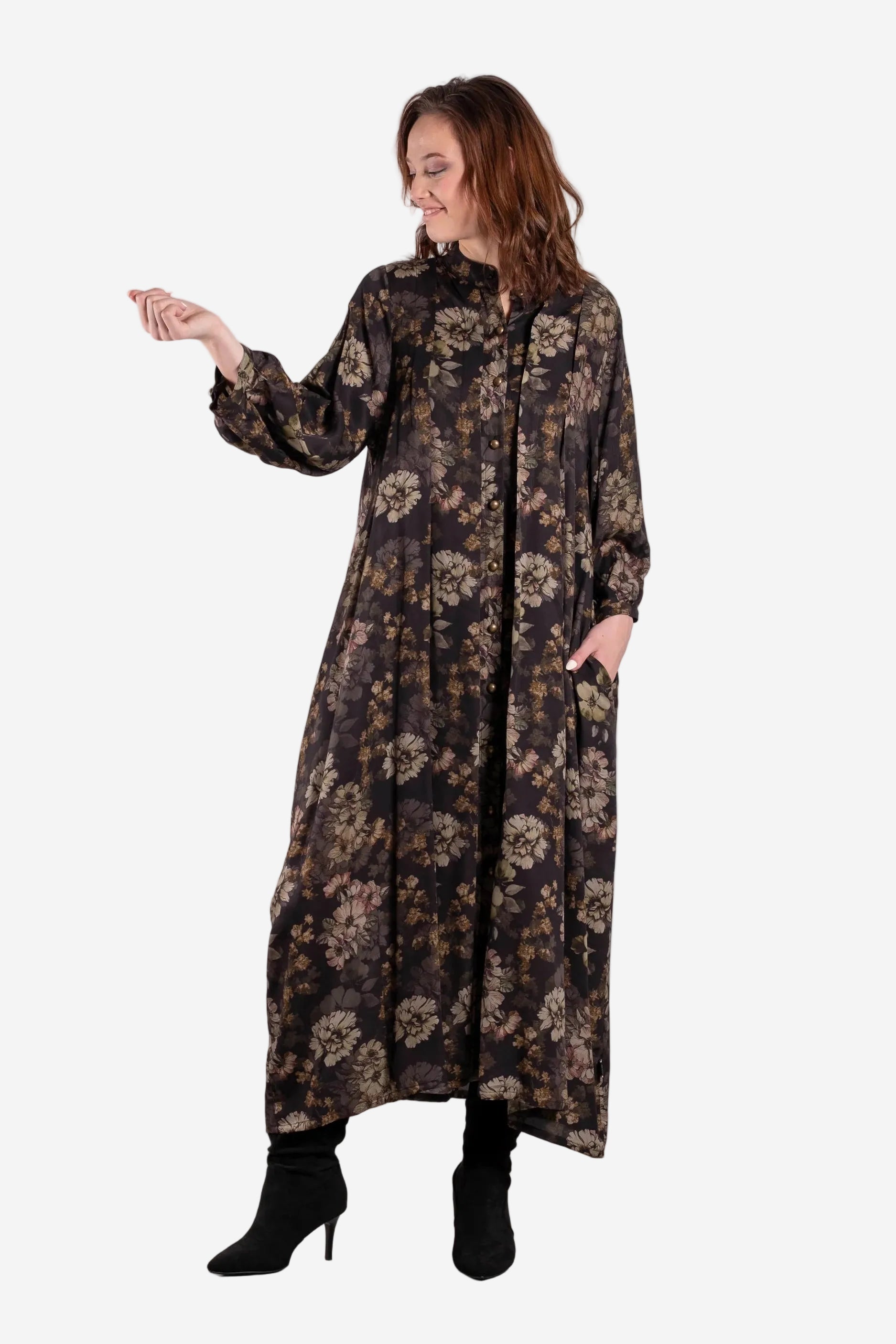 DEEANNE HOBBS DESIRE DRESS - ANTIQUE MEADOW - THE VOGUE STORE