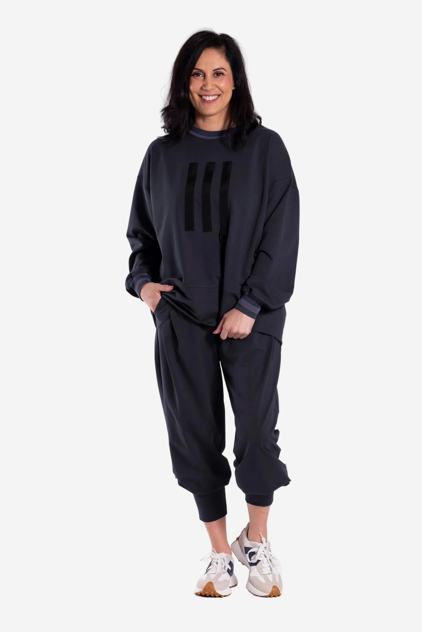 JELLICOE BELLA SWEATSHIRT - INK - THE VOGUE STORE