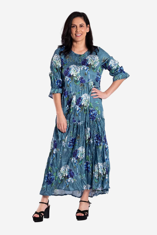 JELLICOE PATRICE DRESS - MIDNIGHT GARDEN - THE VOGUE STORE