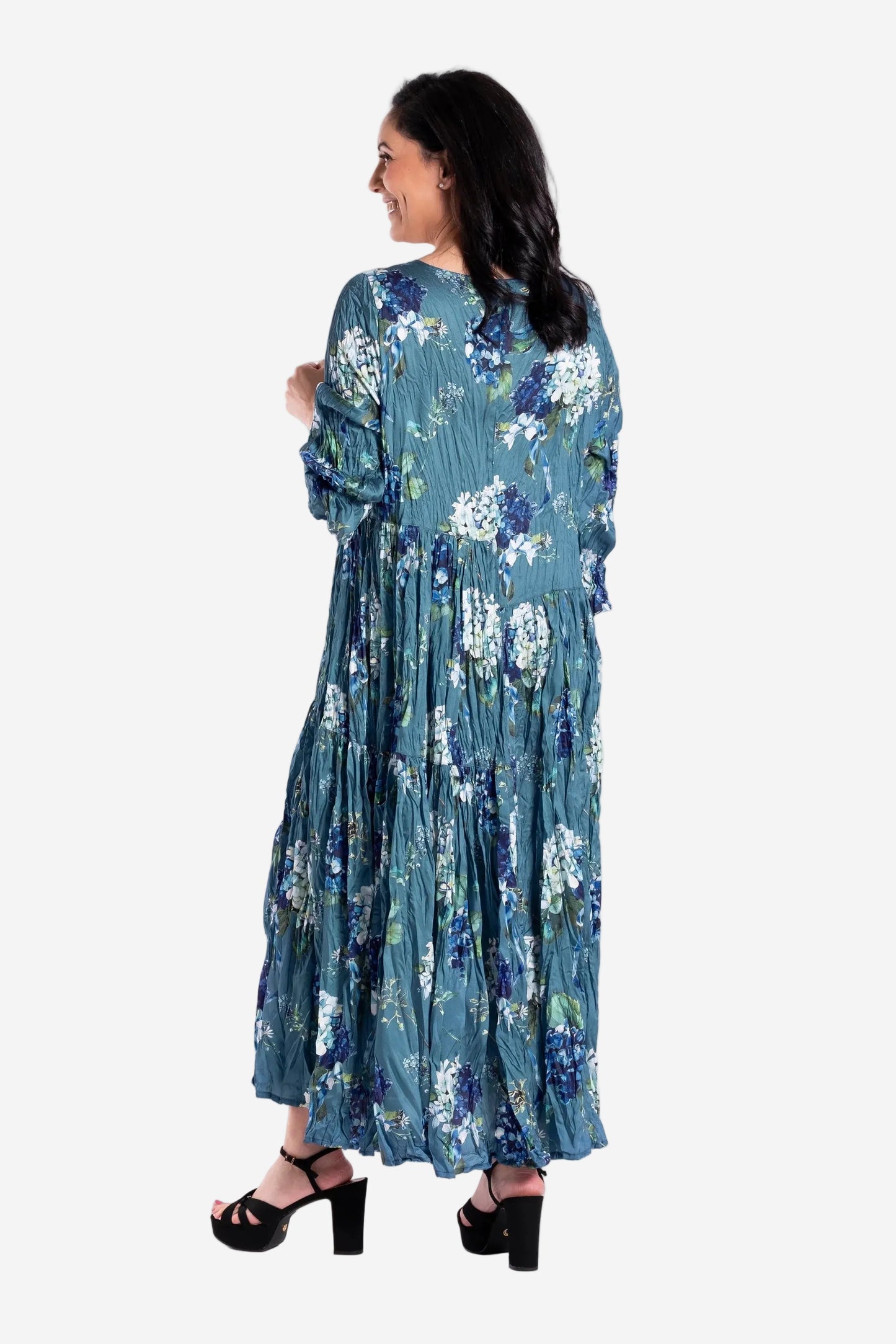 JELLICOE PATRICE DRESS - MIDNIGHT GARDEN - THE VOGUE STORE