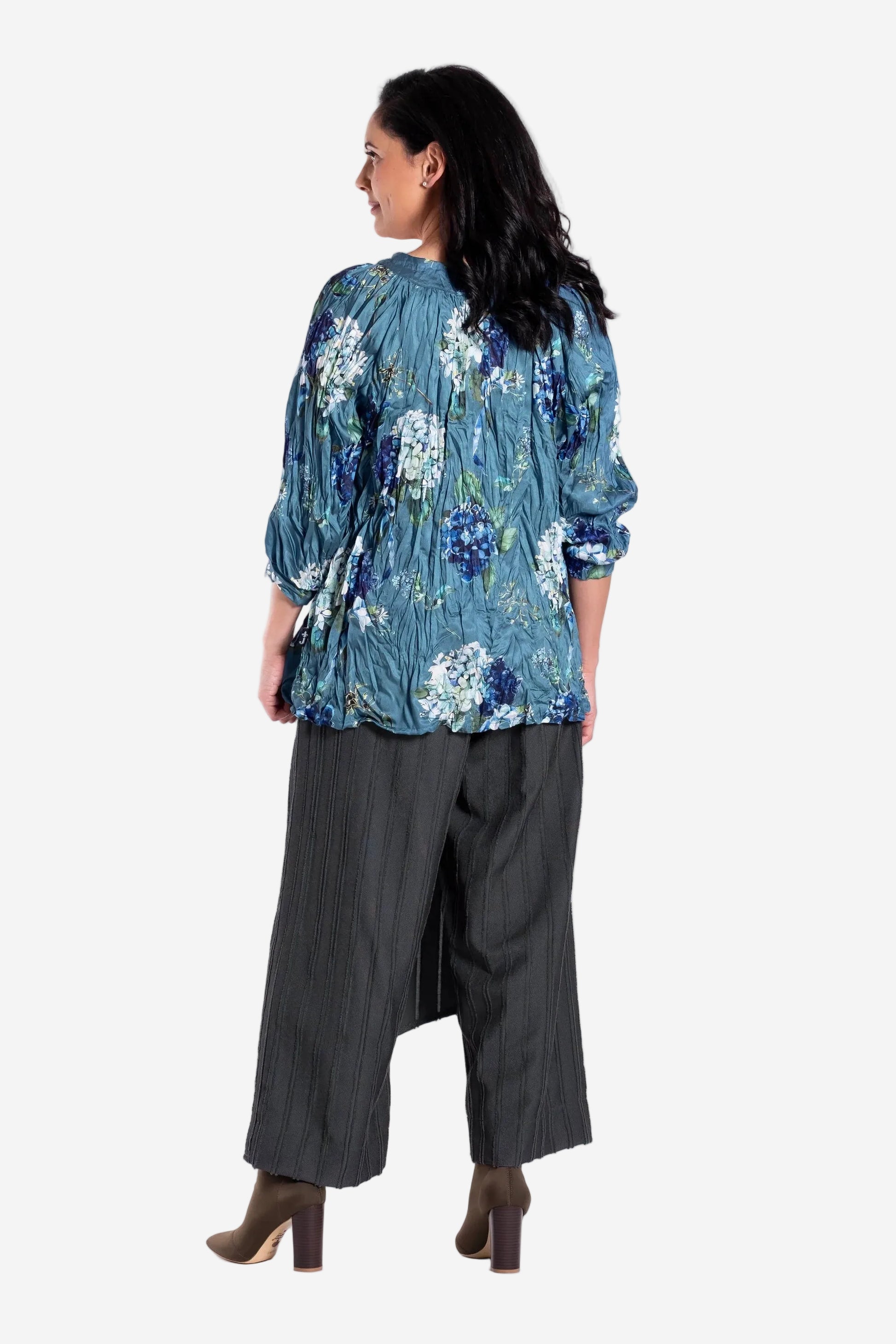 JELLICOE SURROUND TOP - MIDNIGHT GARDEN - THE VOGUE STORE