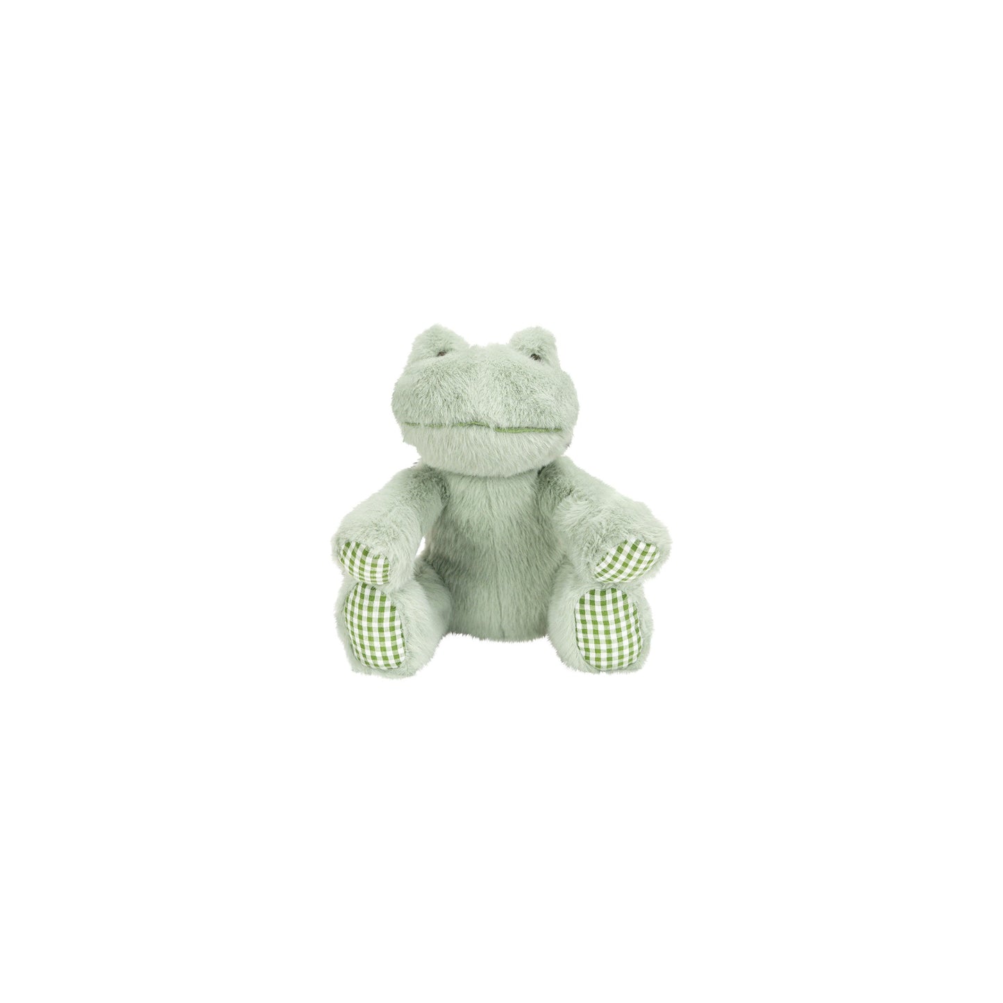 PLUSH GINGHAM BABIES FROG