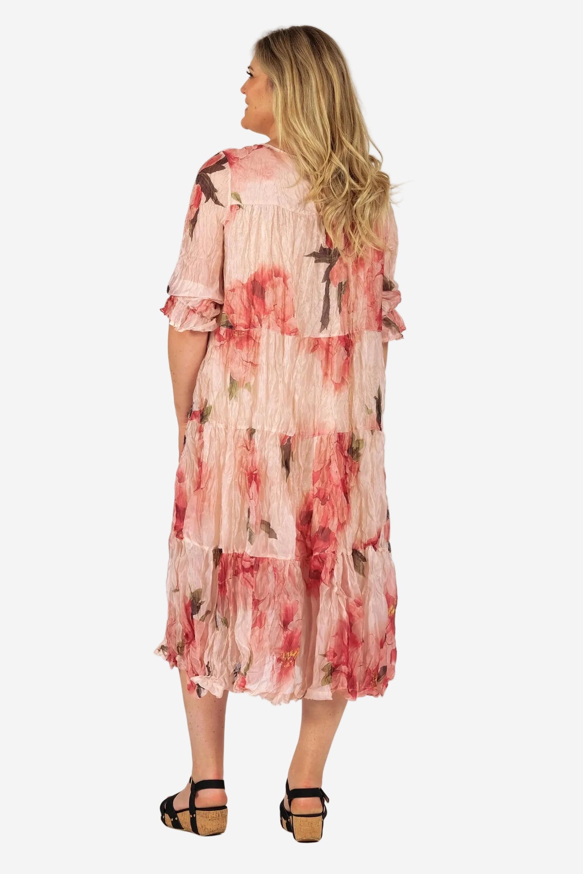 DEEANNE HOBBS CASCADE DRESS - ROSEWATER - THE VOGUE STORE
