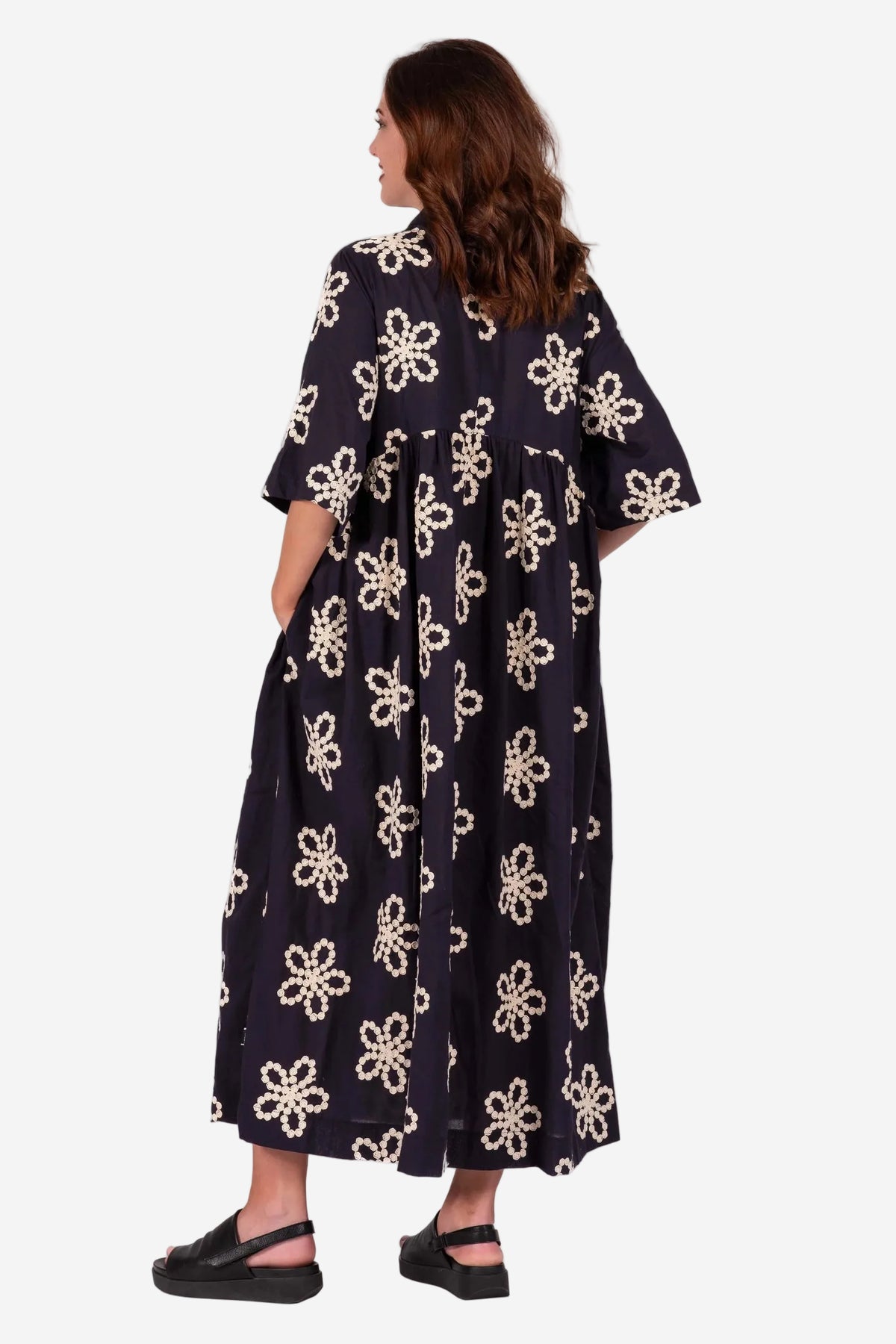 DEEANNE HOBBS BRYLEE DRESS - EMBROIDERED FIELD - THE VOGUE STORE