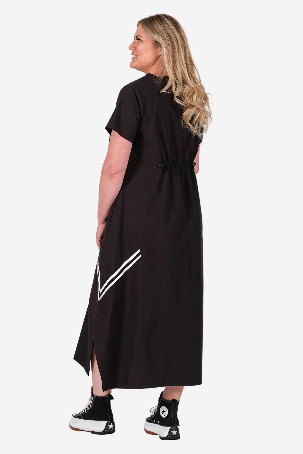 DEEANNE HOBBS SIENNE DRESS - NOIR - THE VOGUE STORE