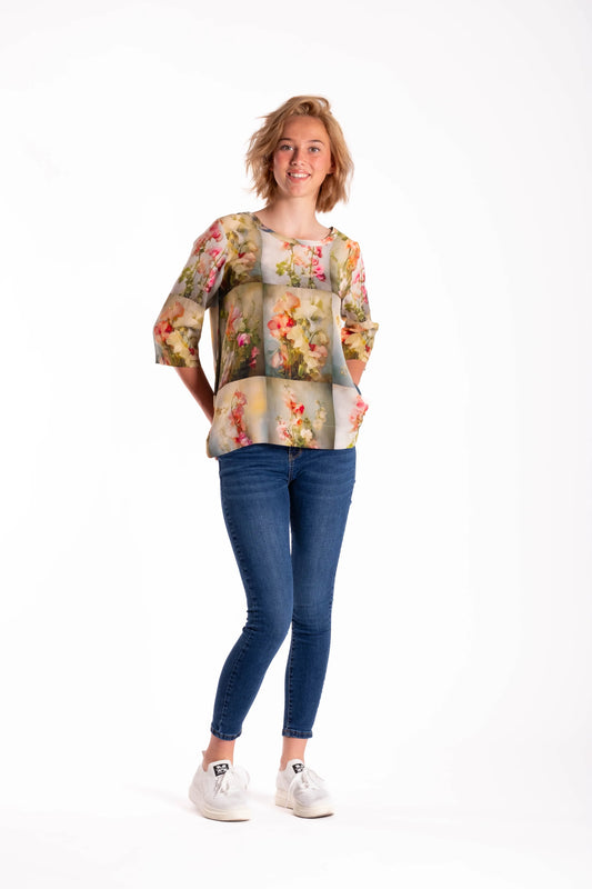 JELLICOE LATTICE TOP - SWEET PEA - THE VOGUE STORE