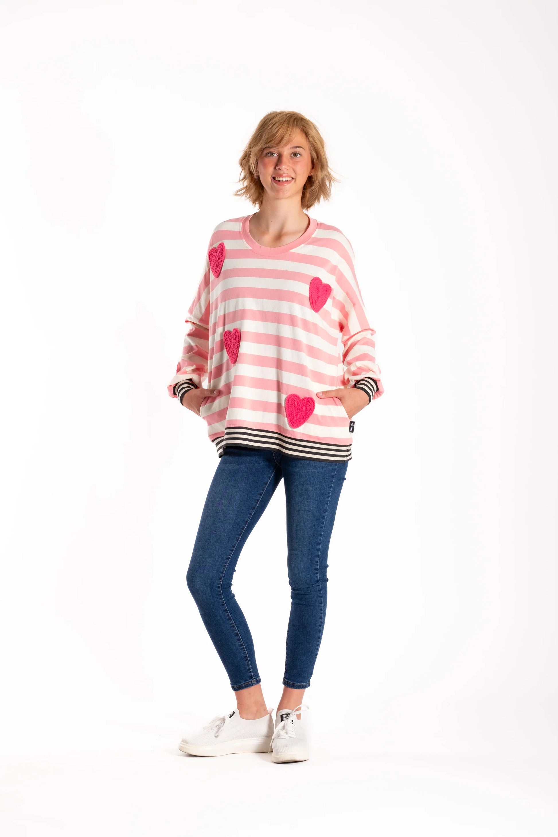 JELLICOE SWEATSHIRT CANDY STRIPE - CANDY STRIPE - THE VOGUE STORE