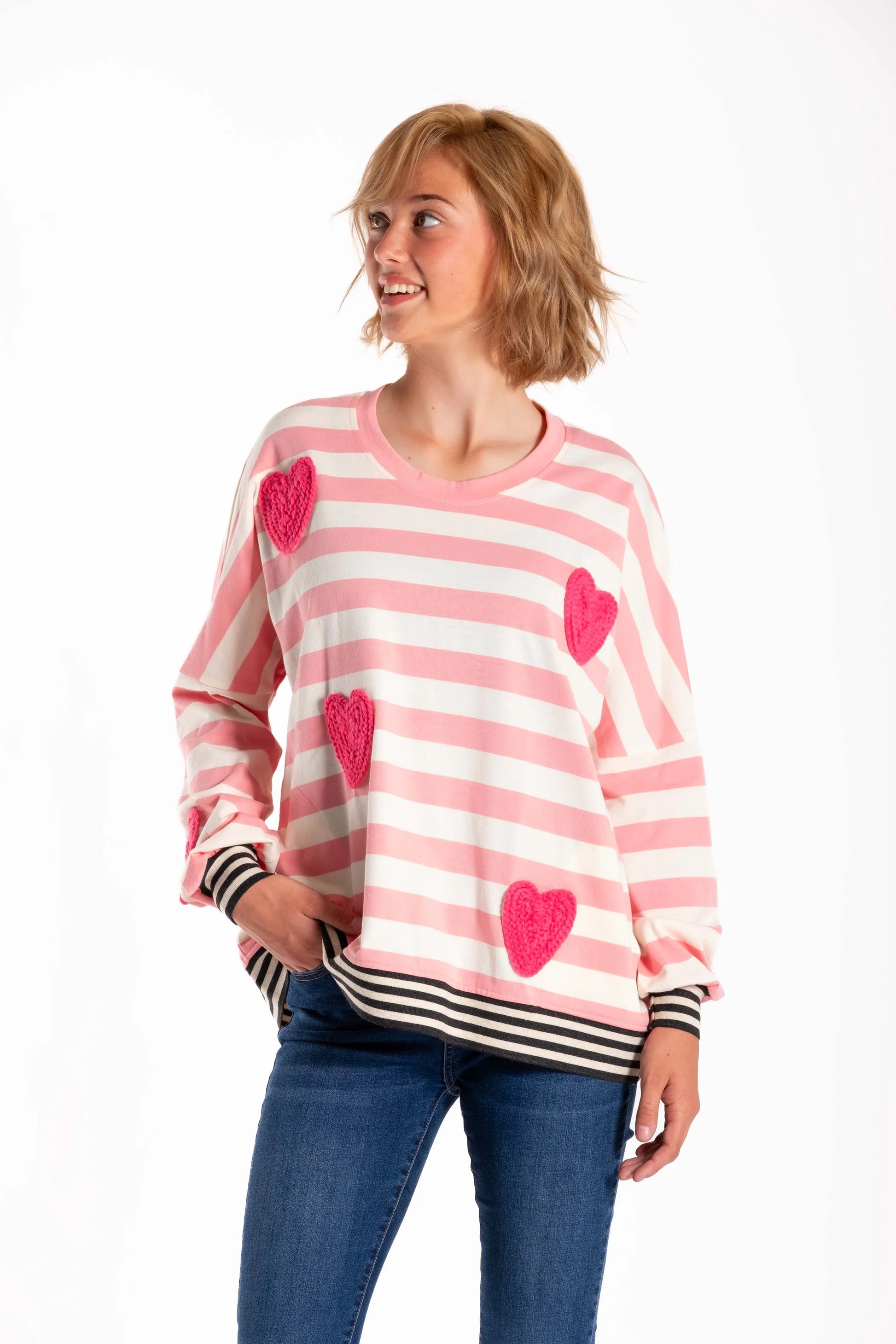 JELLICOE SWEATSHIRT CANDY STRIPE - CANDY STRIPE - THE VOGUE STORE