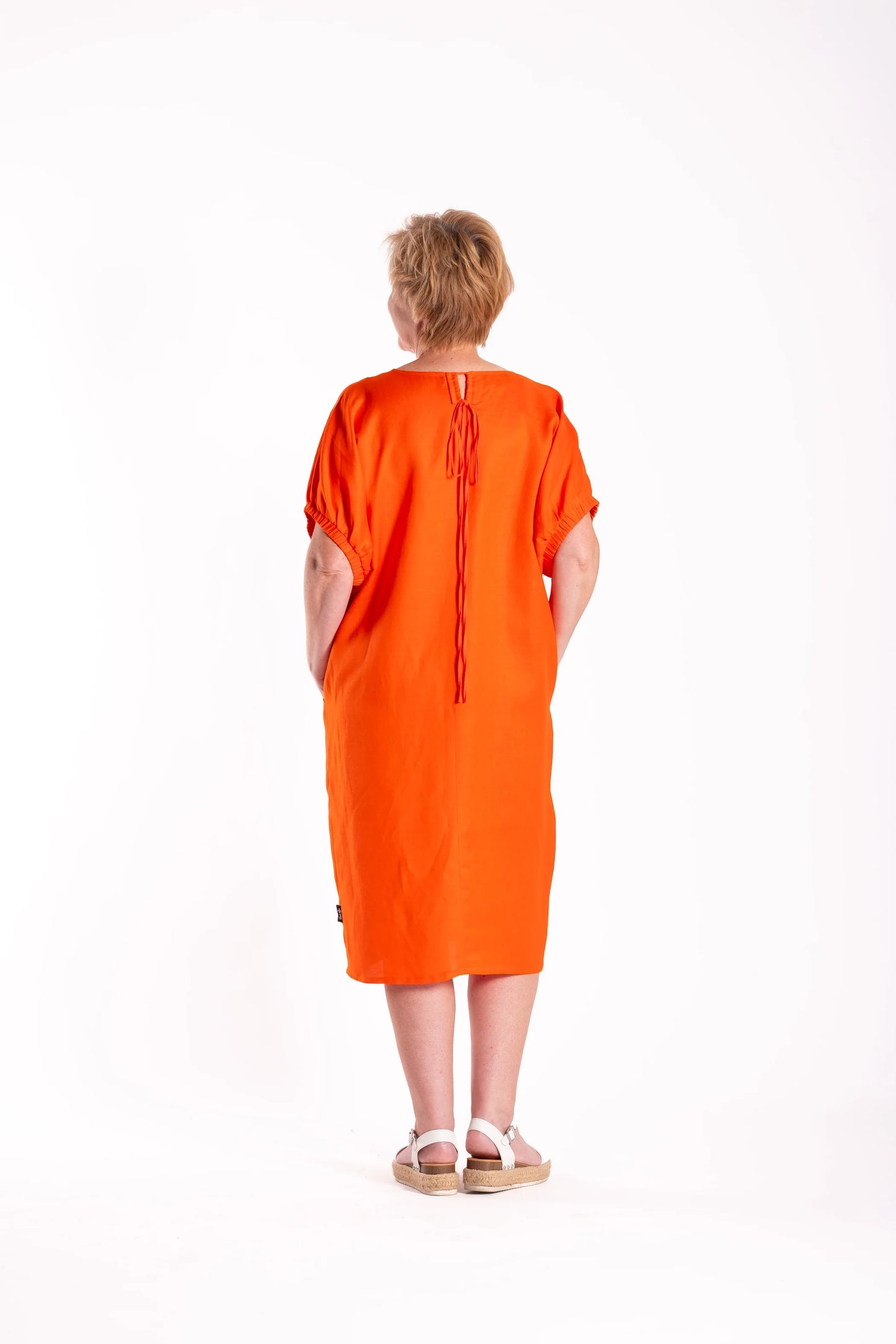 JELLICOE SOFIA DRESS - ORANGE - THE VOGUE STORE