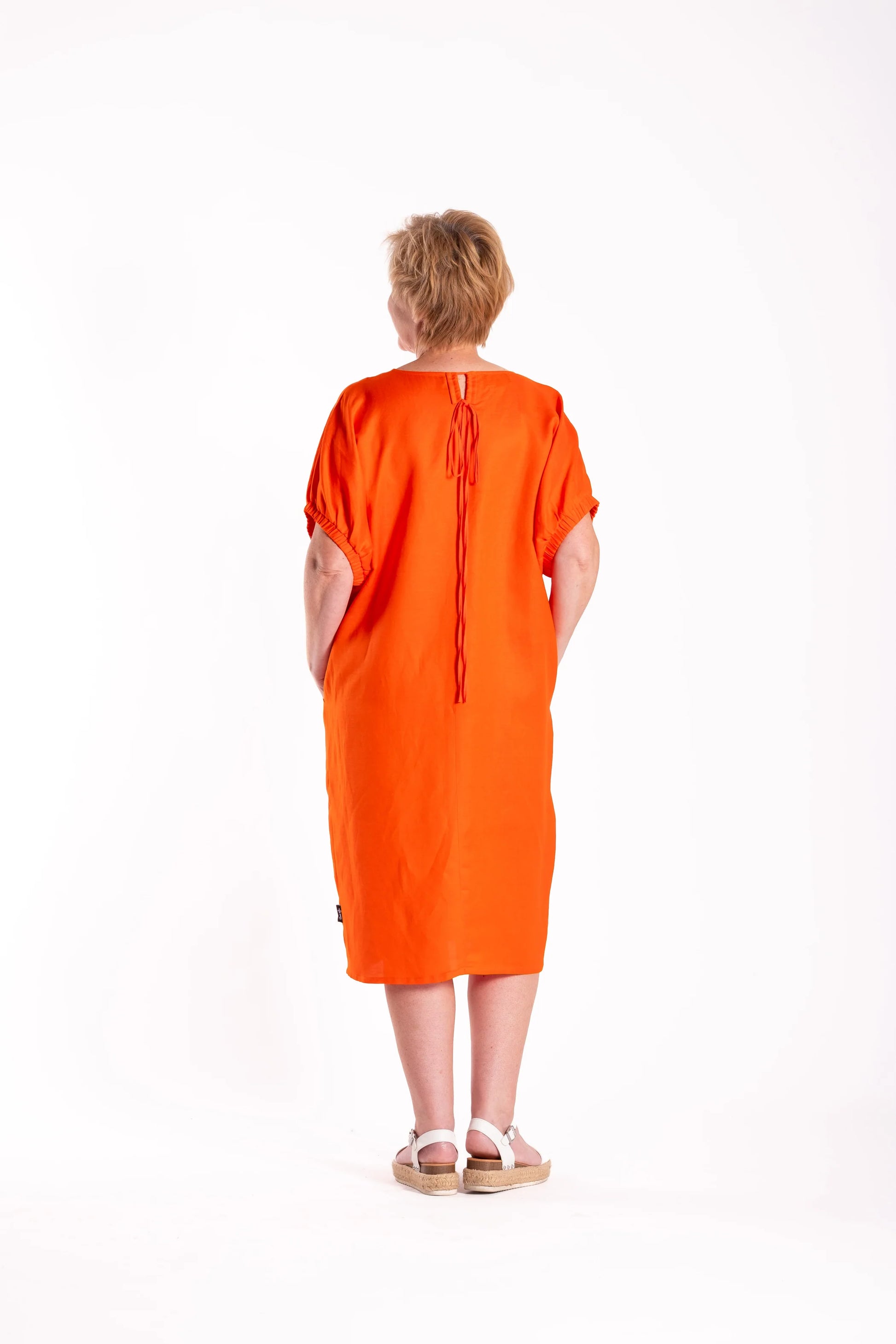 JELLICOE SOFIA DRESS - ORANGE - THE VOGUE STORE