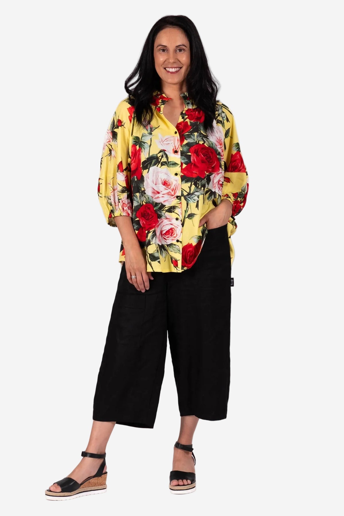 JELLICOE DELIGHT BLOUSE - SUNLIGHT ROSE - THE VOGUE STORE