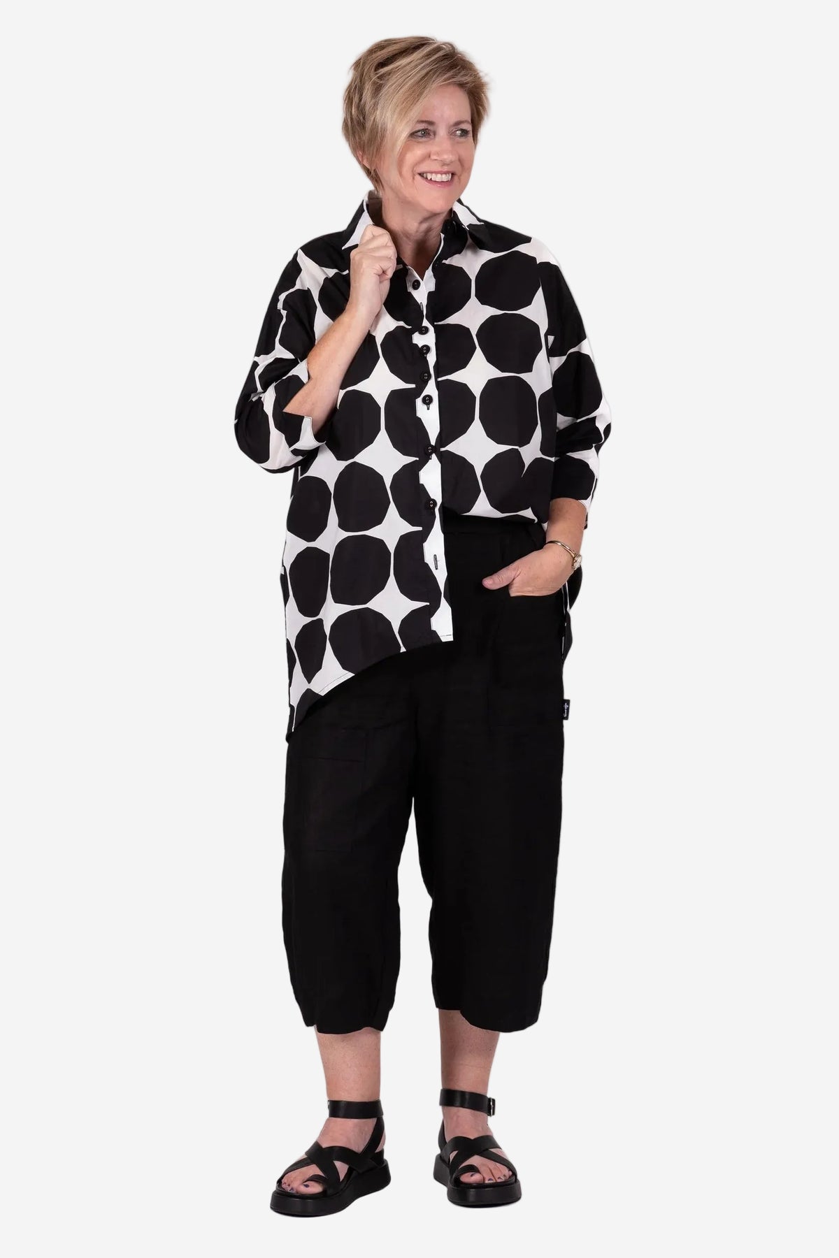 JELLICOE SUZIE SHIRT - MONOSPOT - THE VOGUE STORE